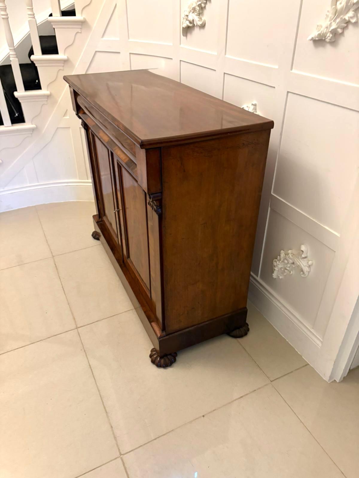 Superb Quality Antique Victorian Figured Mahogany Sideboard 5