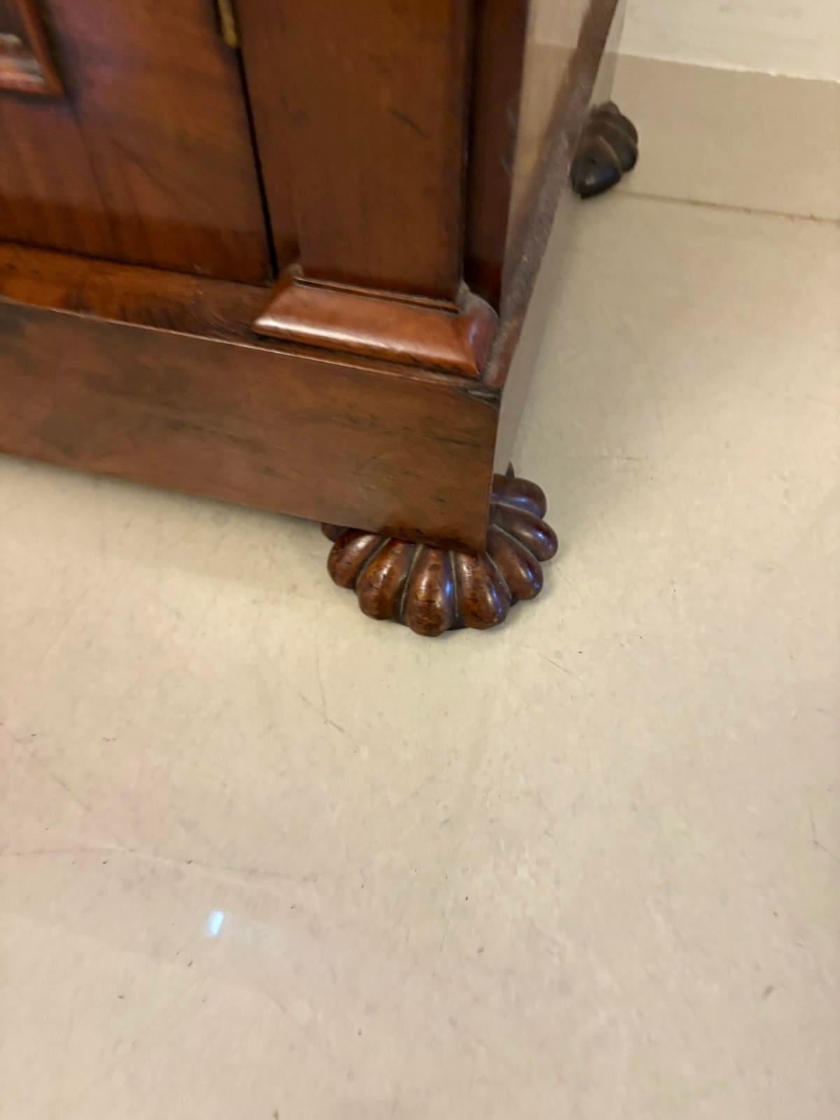 Superb Quality Antique Victorian Figured Mahogany Sideboard 10