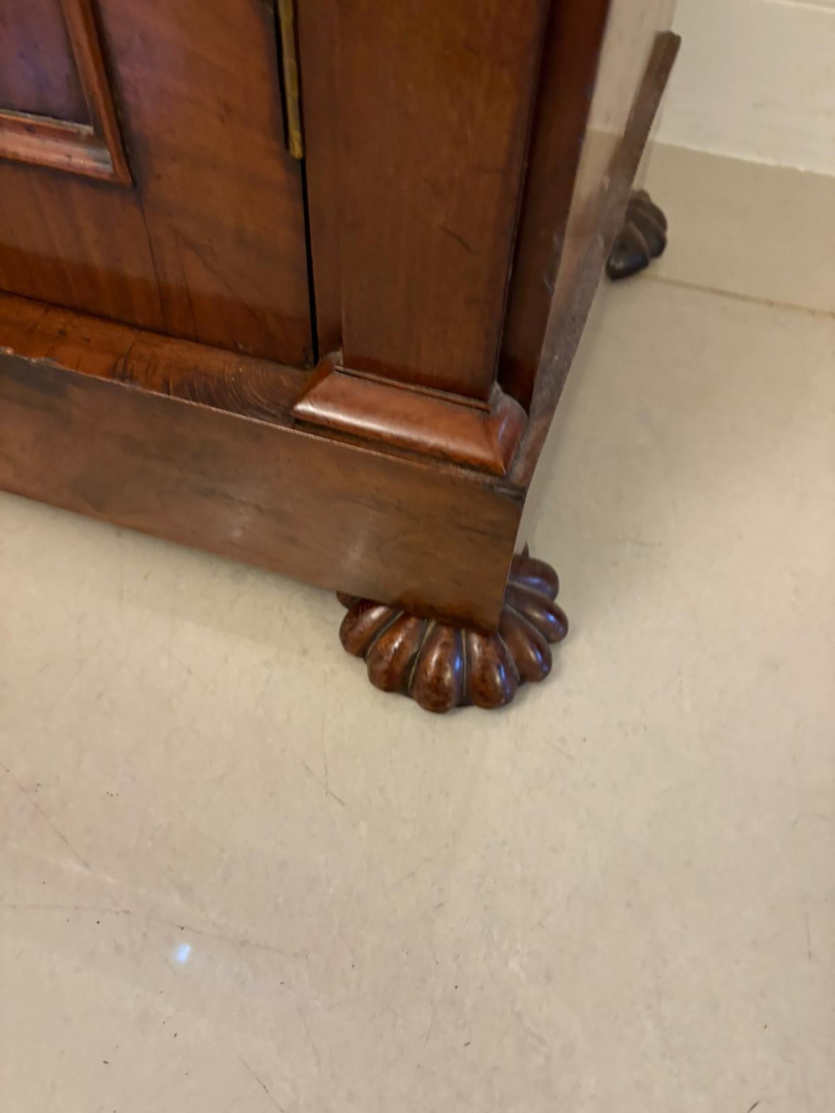 19th Century Superb Quality Antique Victorian Figured Mahogany Sideboard