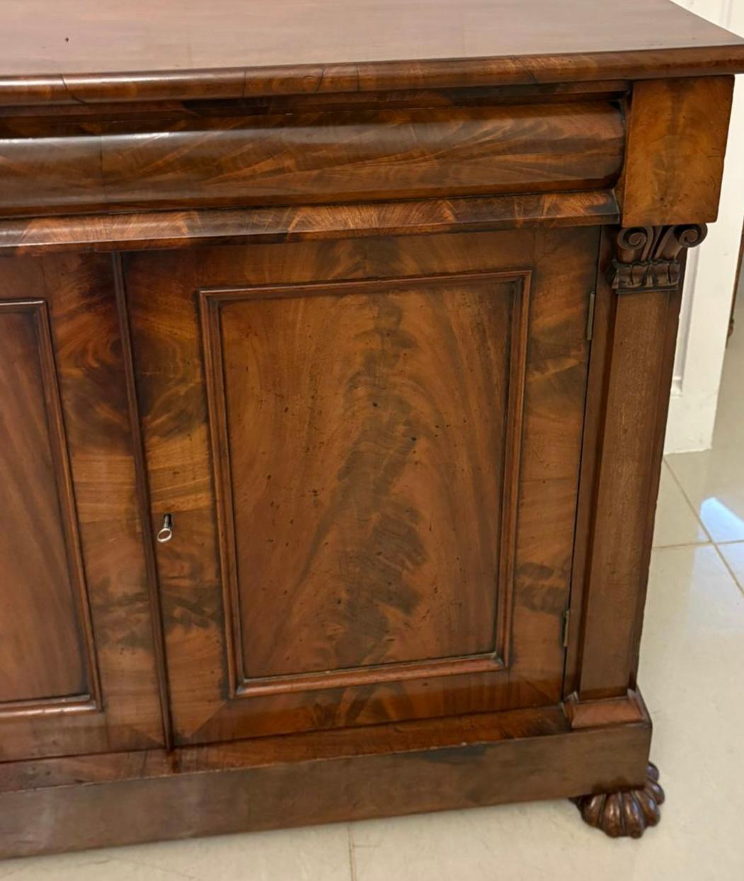 Other Superb Quality Antique Victorian Figured Mahogany Sideboard