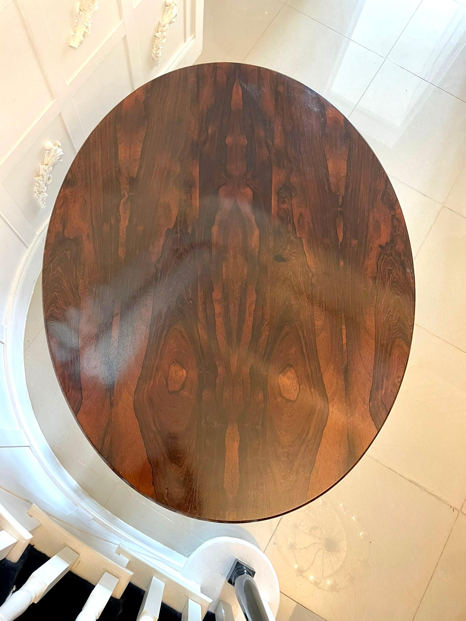 Other Superb Quality Antique Victorian Oval Rosewood Centre/Dining Table  For Sale