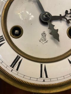 Superb Quality Antique Victorian Walnut Vienna Wall Clock by Gustav Becker