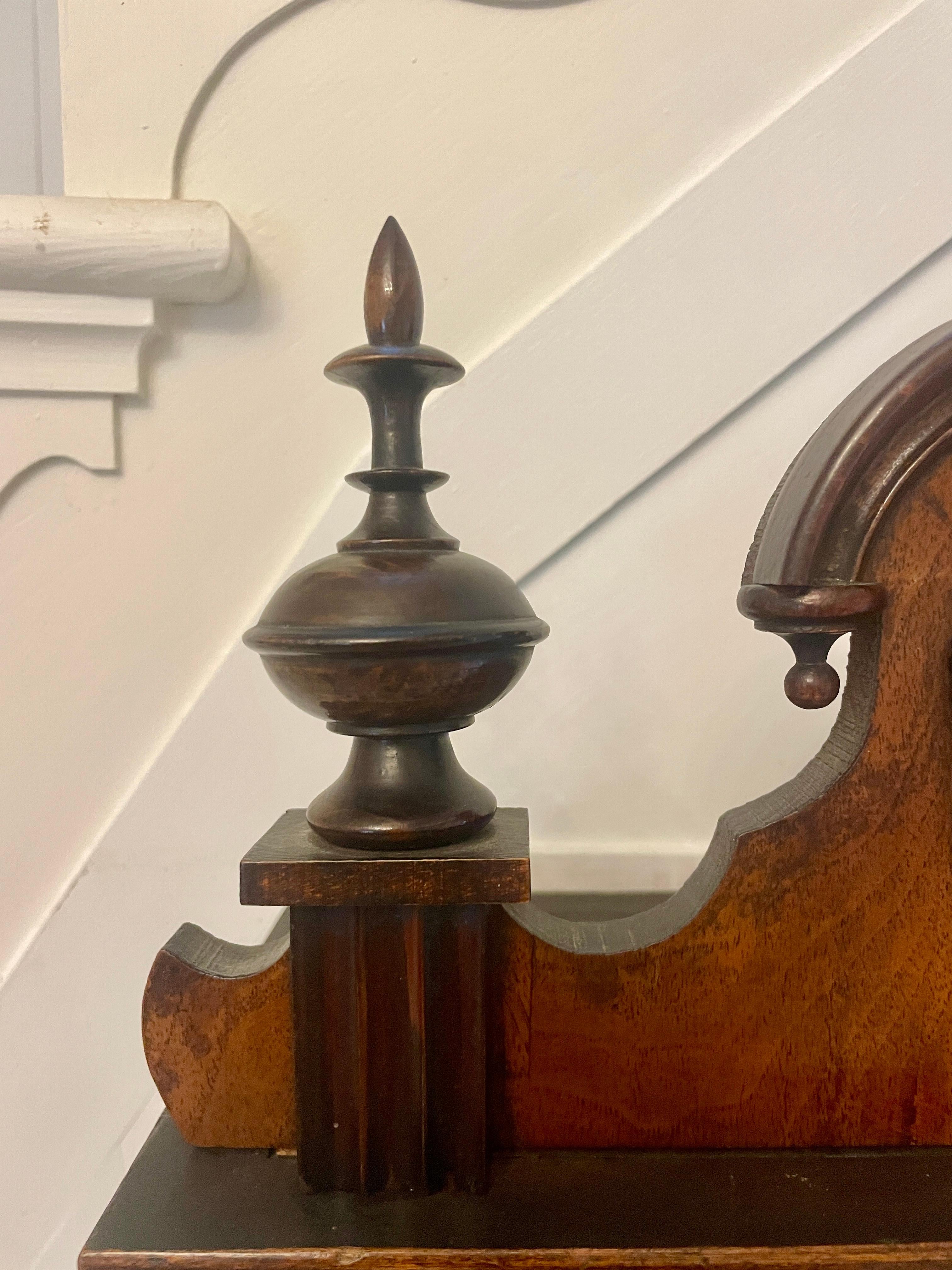 Magnífico Reloj de Pared de Viena Victoriano Antiguo de Nogal de Gustav Becker en venta 2