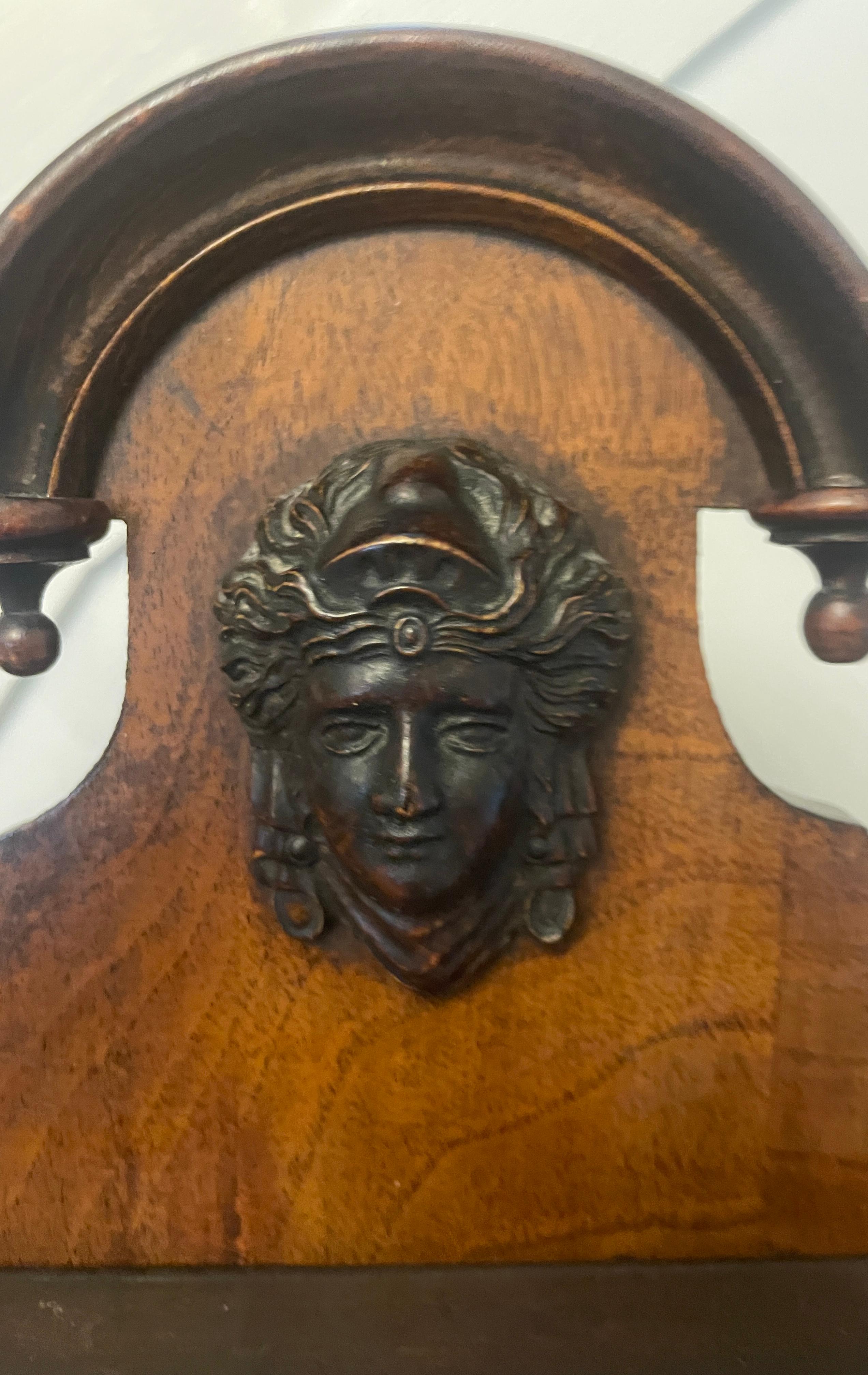 Magnífico Reloj de Pared de Viena Victoriano Antiguo de Nogal de Gustav Becker en venta 3