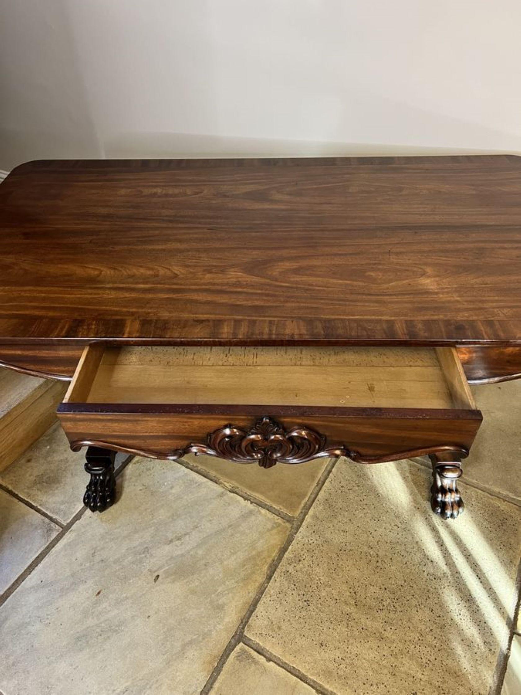 19th Century Superb quality antique William IV large freestanding library centre table  For Sale