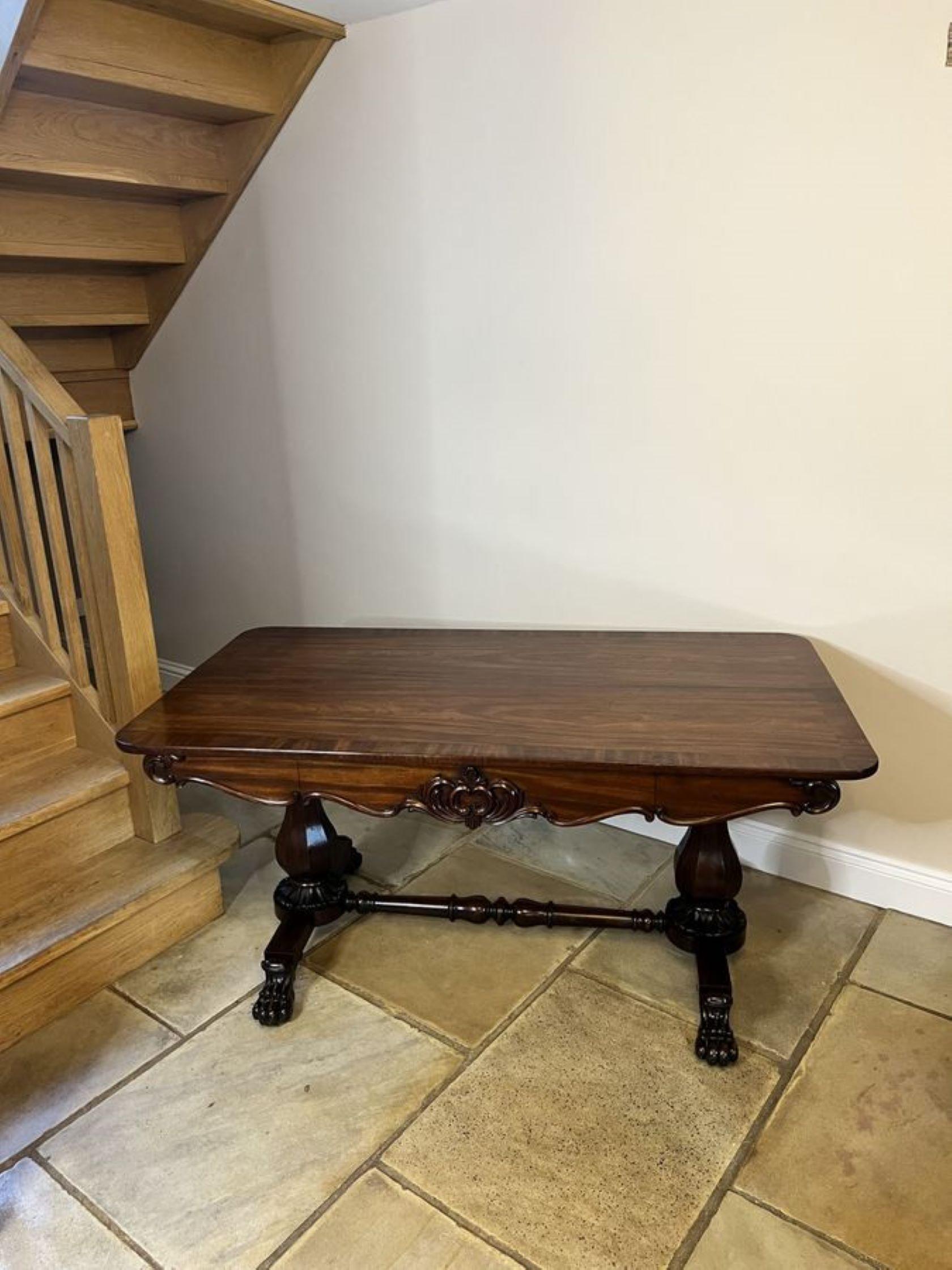 Superb quality antique William IV large freestanding library centre table  For Sale 4