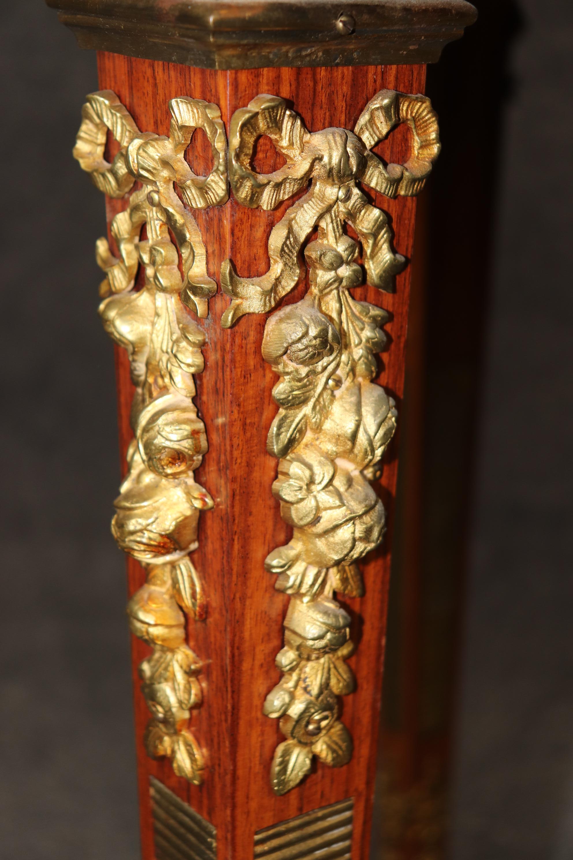 Superb Quality French Empire Marble Top Bronze Ormolu Center Table Circa 1880 For Sale 6
