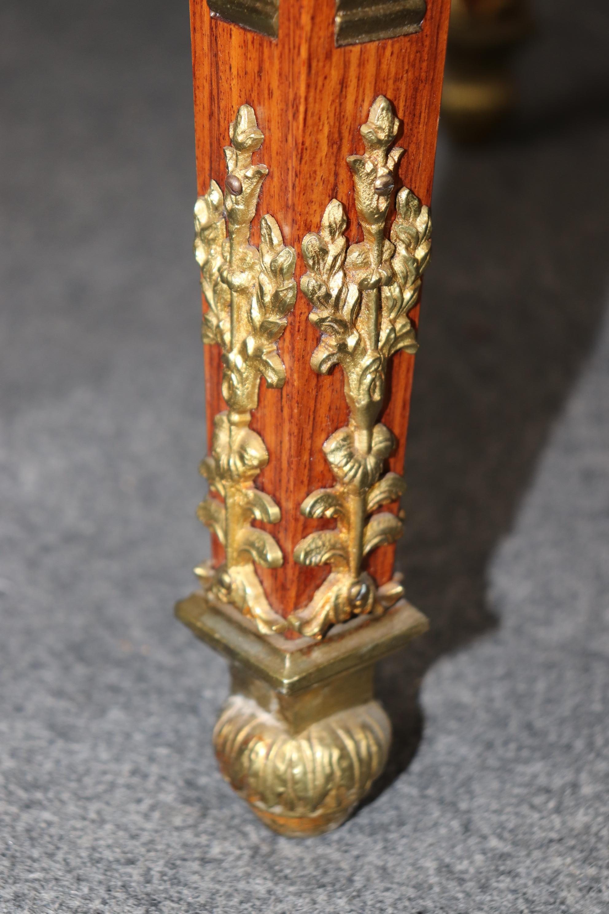 Superb Quality French Empire Marble Top Bronze Ormolu Center Table Circa 1880 For Sale 7