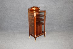 Superb Quality French Louis XV Walnut and Bronze Magazine Music Canterbury Rack
