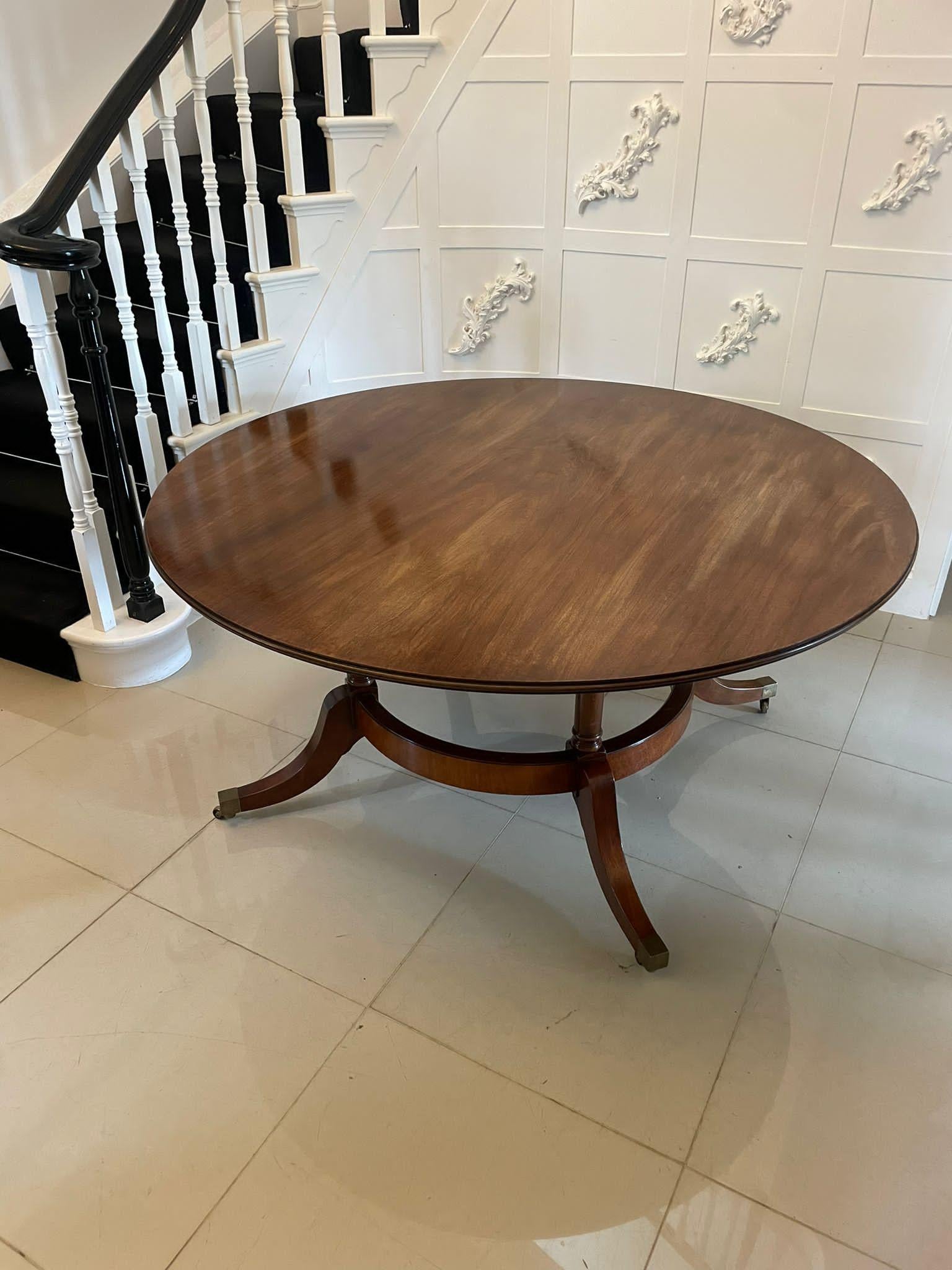 Other Superb Quality Mahogany Antique Circular Extending 10 Seater Dining Table