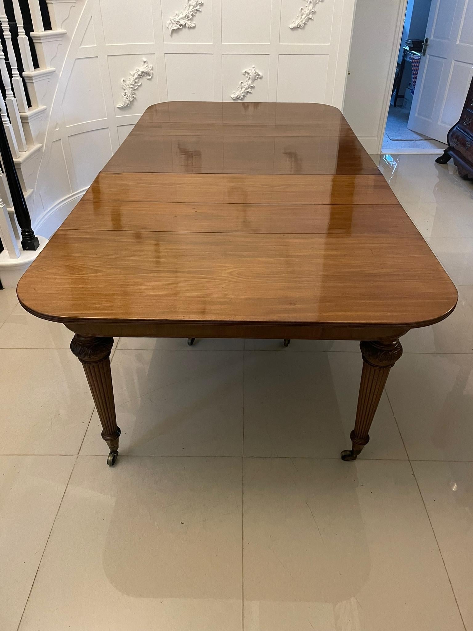 English Superb Quality Metamorphic Antique Regency Mahogany Extending Dining Table For Sale