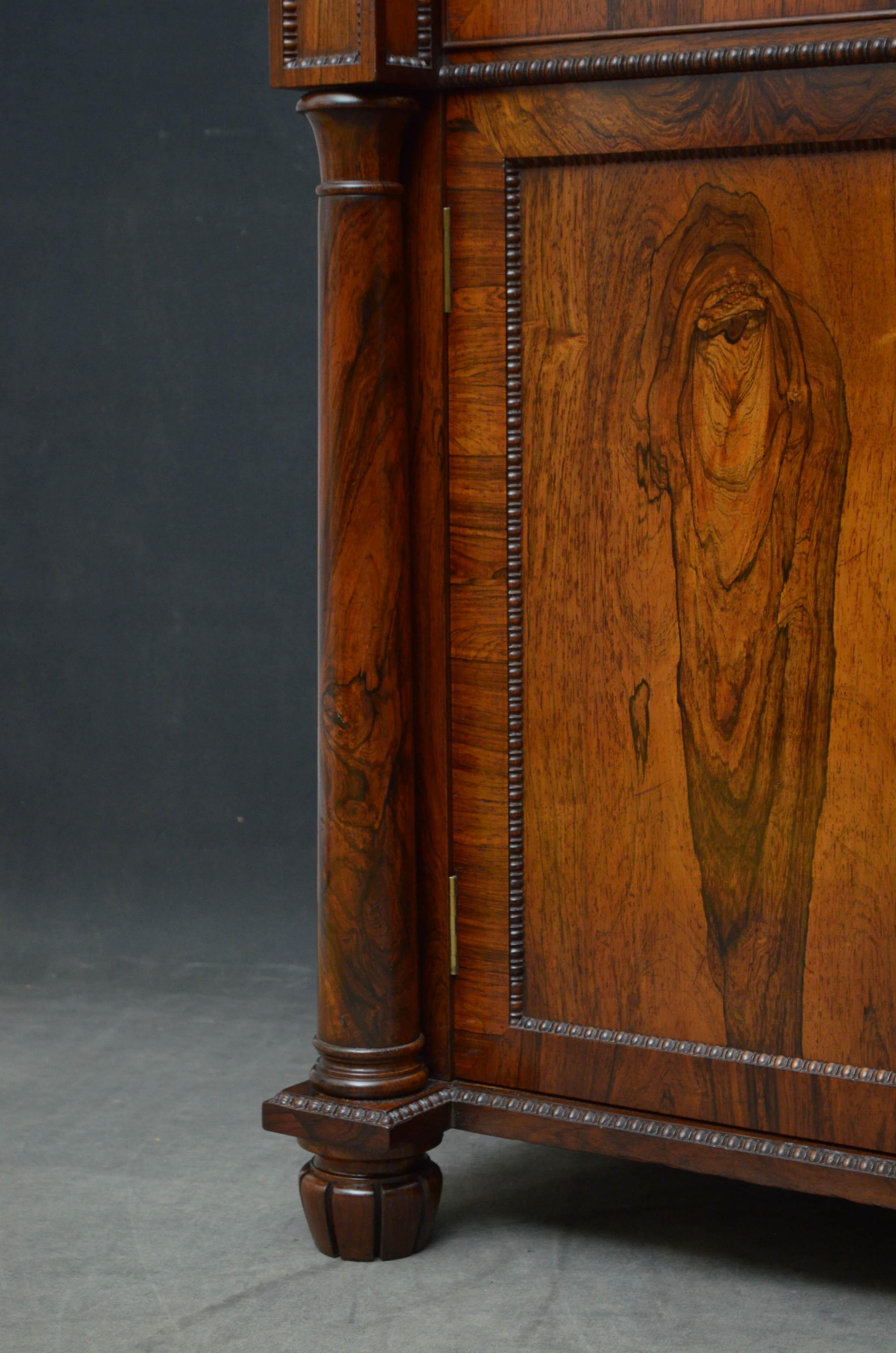 Superb Quality Regency Chiffonier with Secretaire Section 7