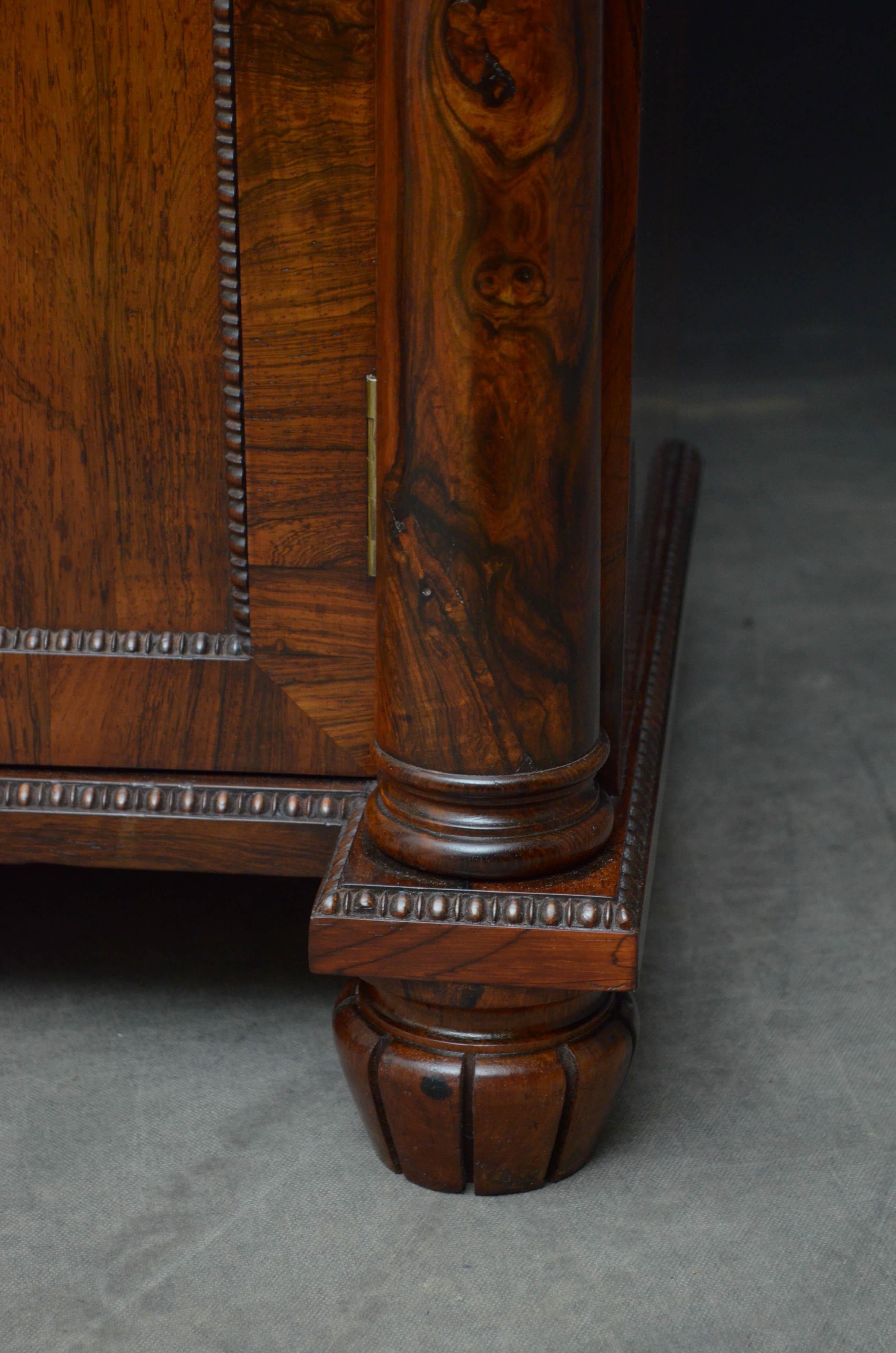 Superb Quality Regency Chiffonier with Secretaire Section 10