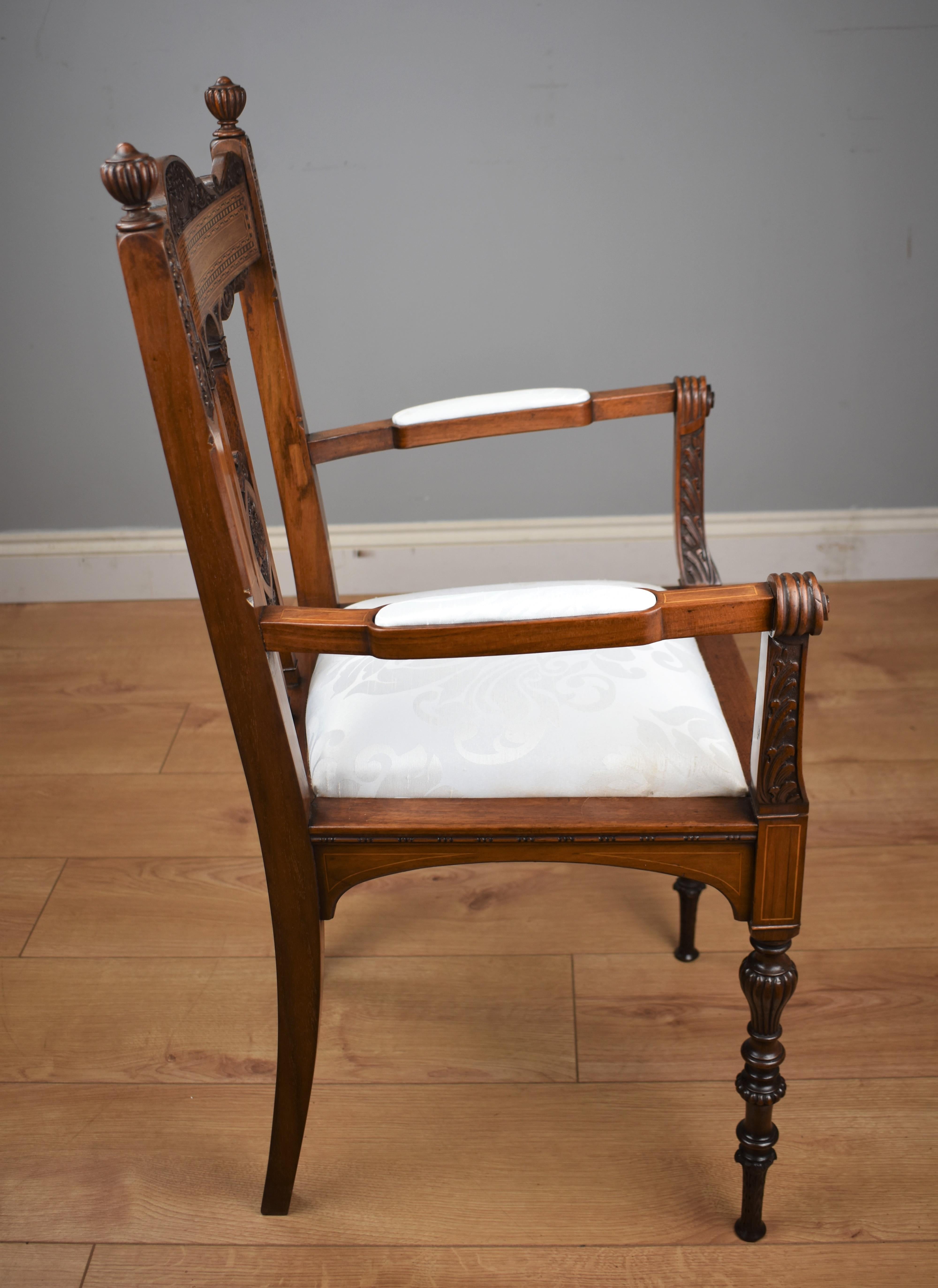 Superb Quality Victorian Mahogany Chairs 12