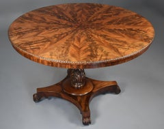 Superb Quality William IVth Mahogany Tilt-Top Breakfast Table of Fine Patina