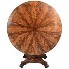 Superb Quality William IVth Mahogany Tilt-Top Breakfast Table of Fine Patina