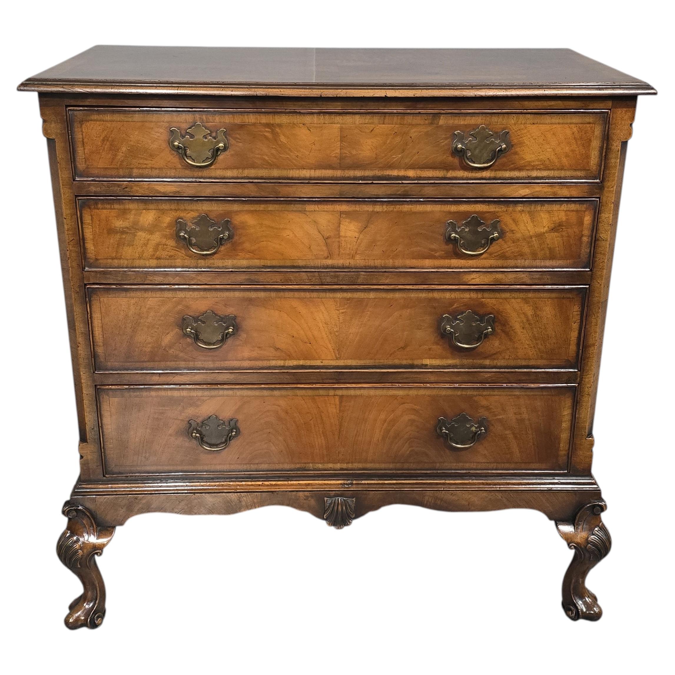 Superb Queen Anne Walnut Chest of Drawers