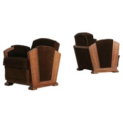 Superb, Rare Art Deco Chairs, France, 1930s