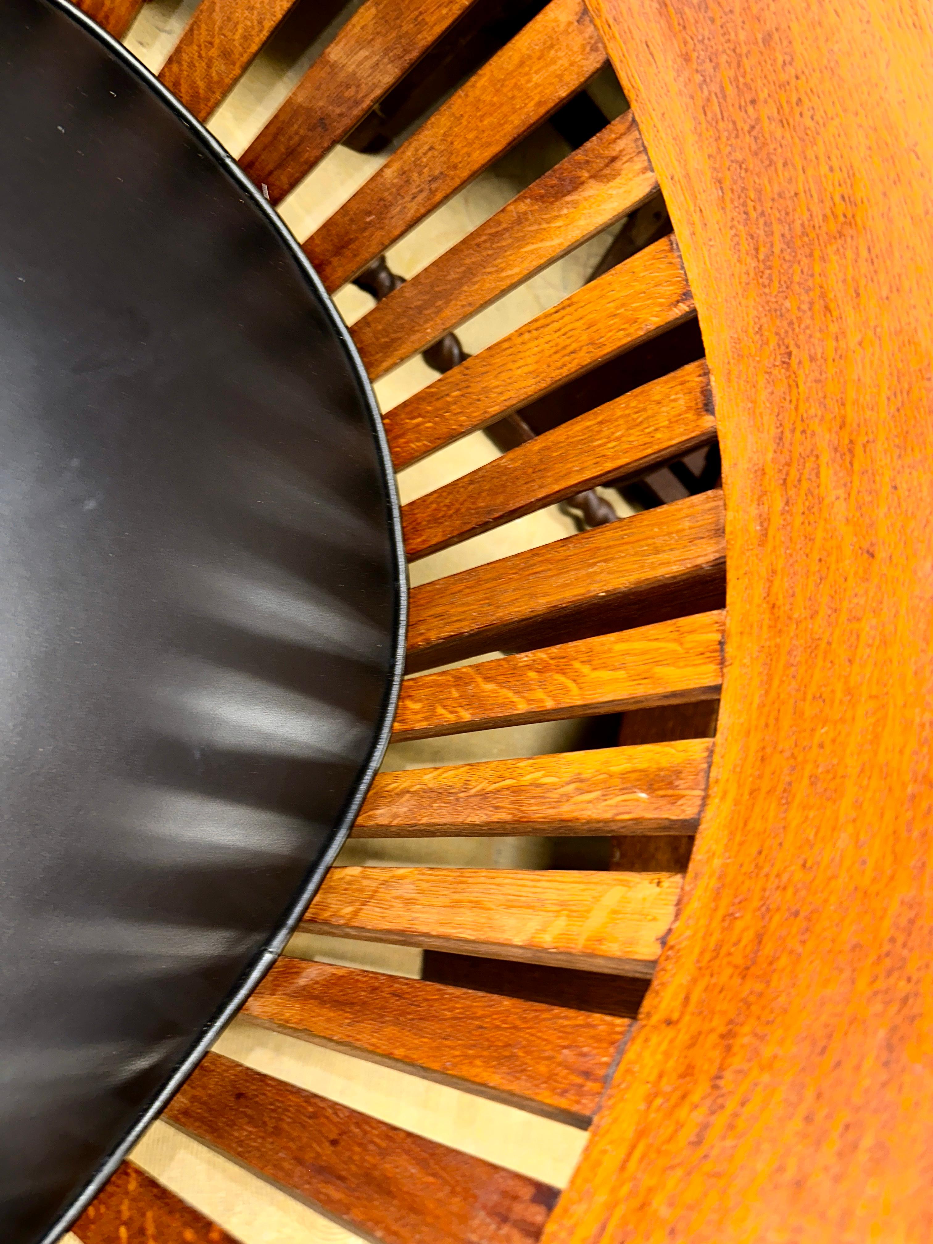 SUPERB Seltener Satz von vier (4) Plial Brothers Stühlen - Stickley Era - W8379 im Angebot 10