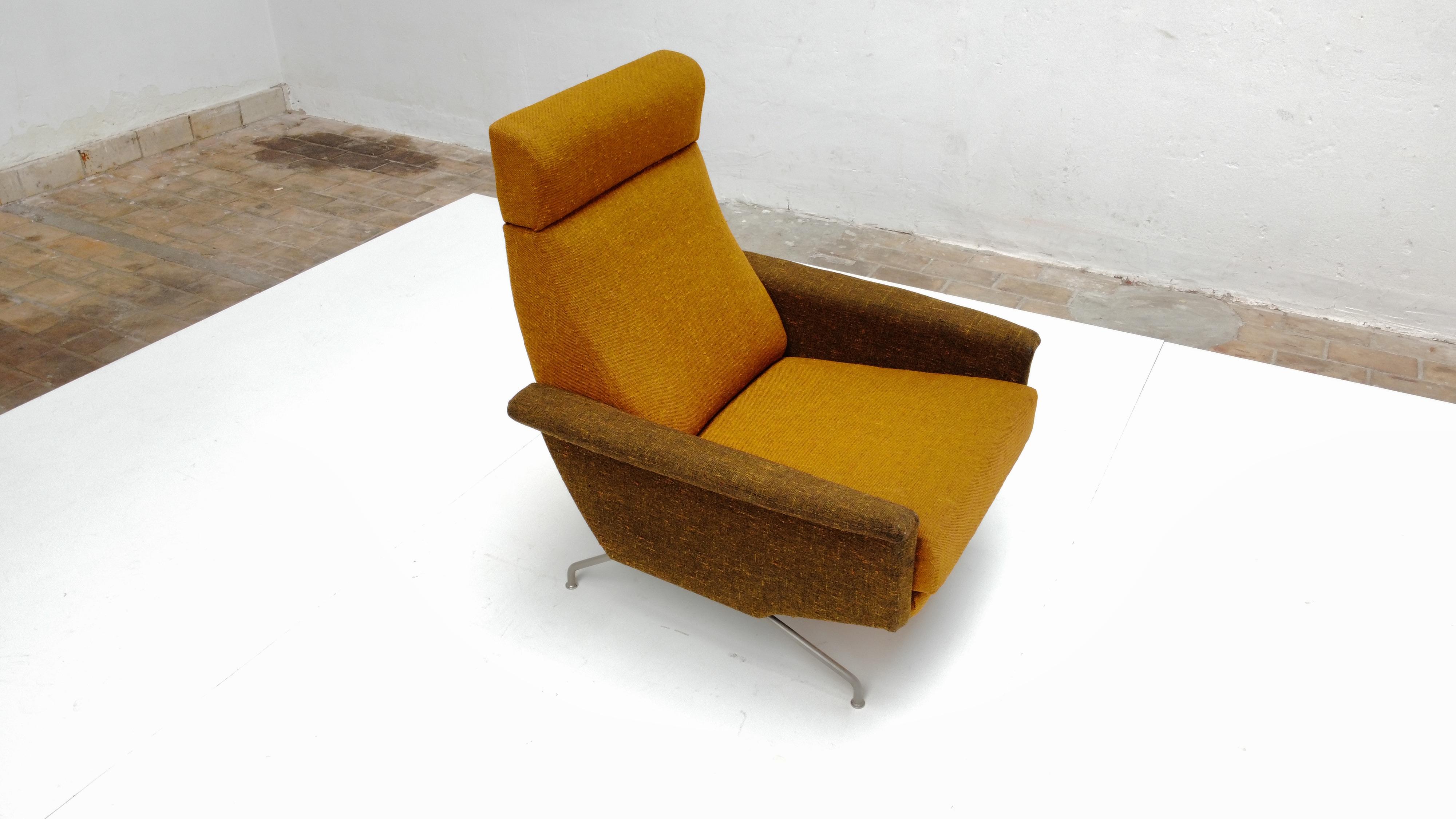 Superb Reclining Lounge Chair by Georges De Rijck for Beaufort Belgium, 1958 1