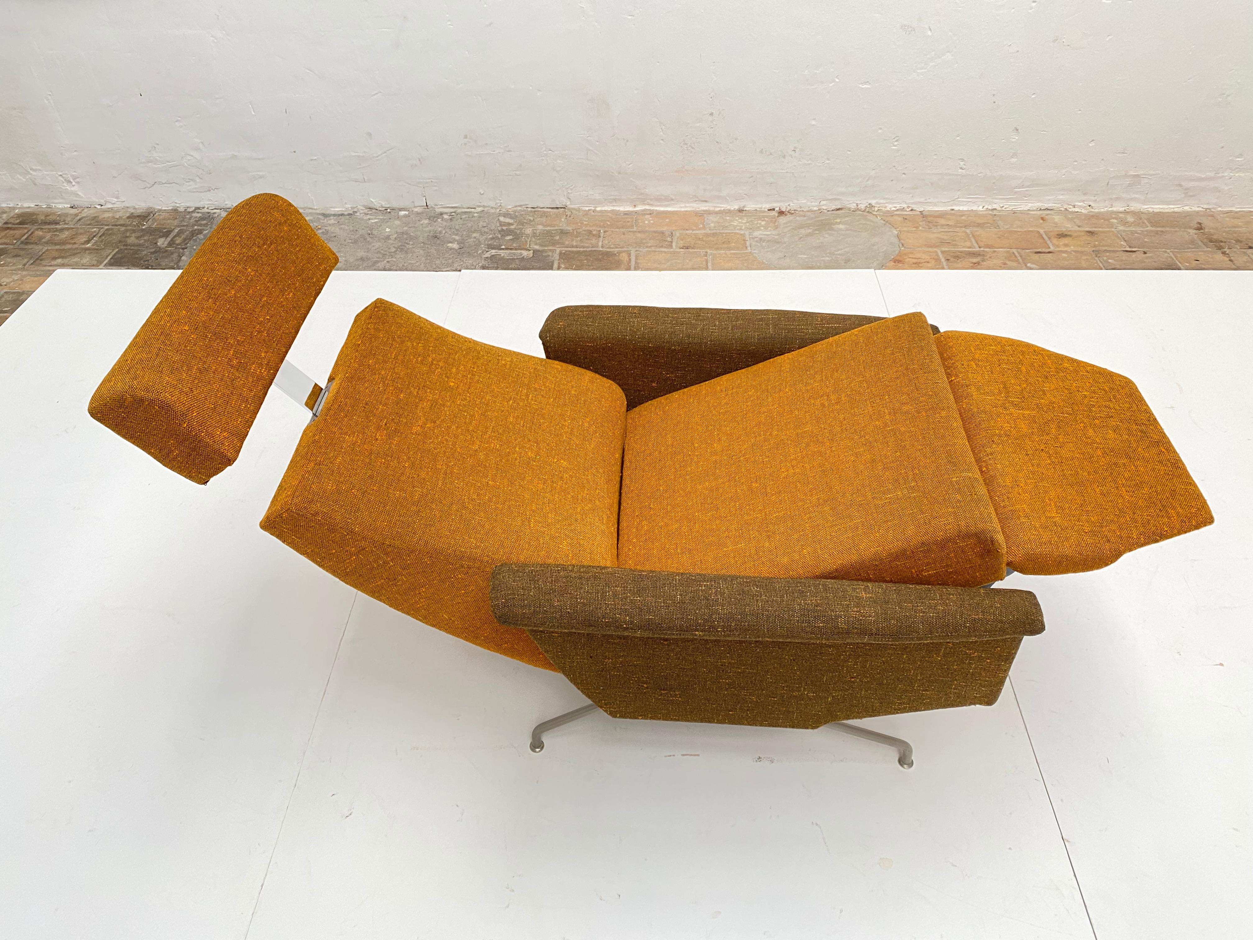 Superb Reclining Lounge Chair by Georges De Rijck for Beaufort Belgium, 1958 5