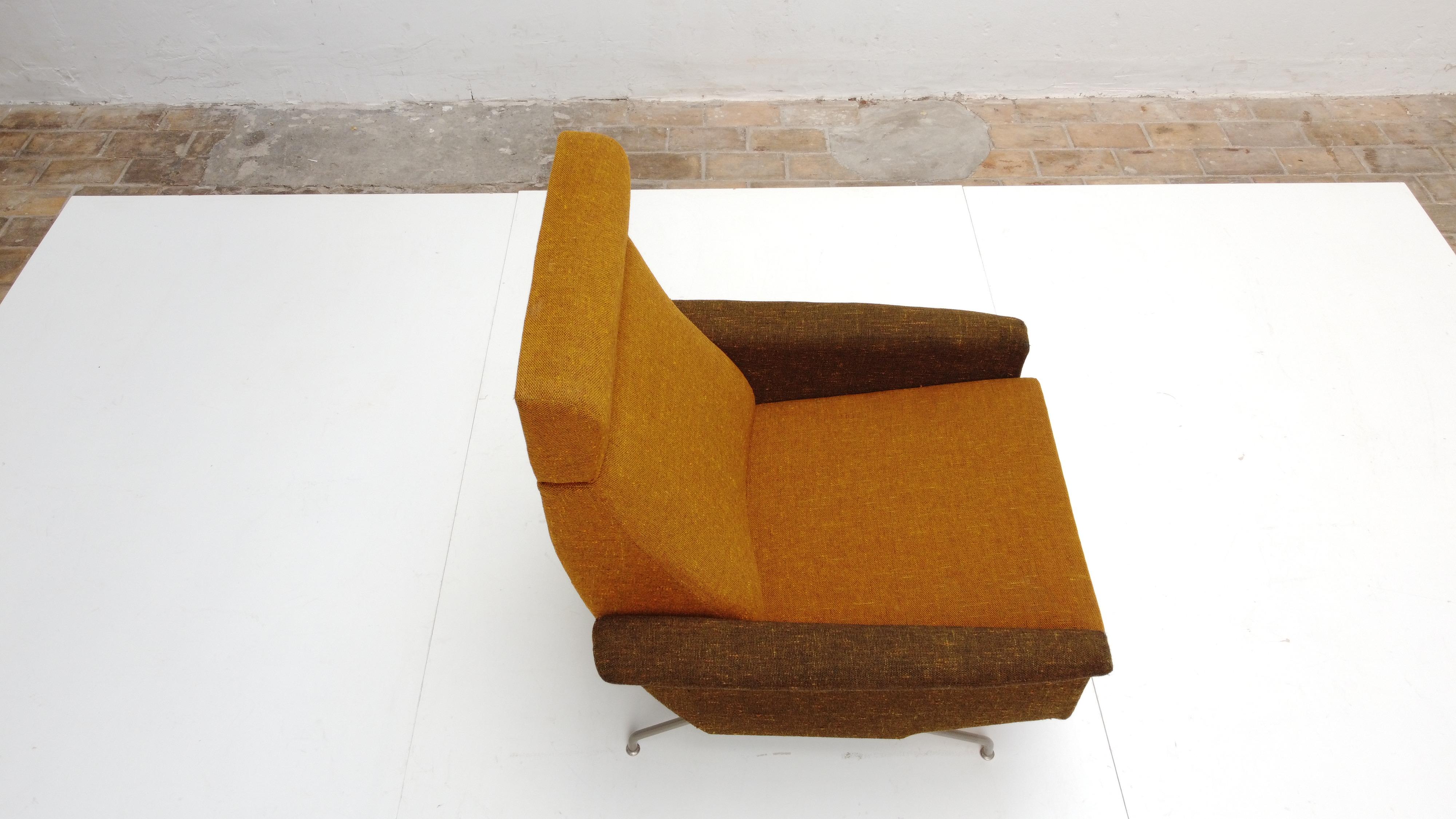 Mid-Century Modern Superb Reclining Lounge Chair by Georges De Rijck for Beaufort Belgium, 1958