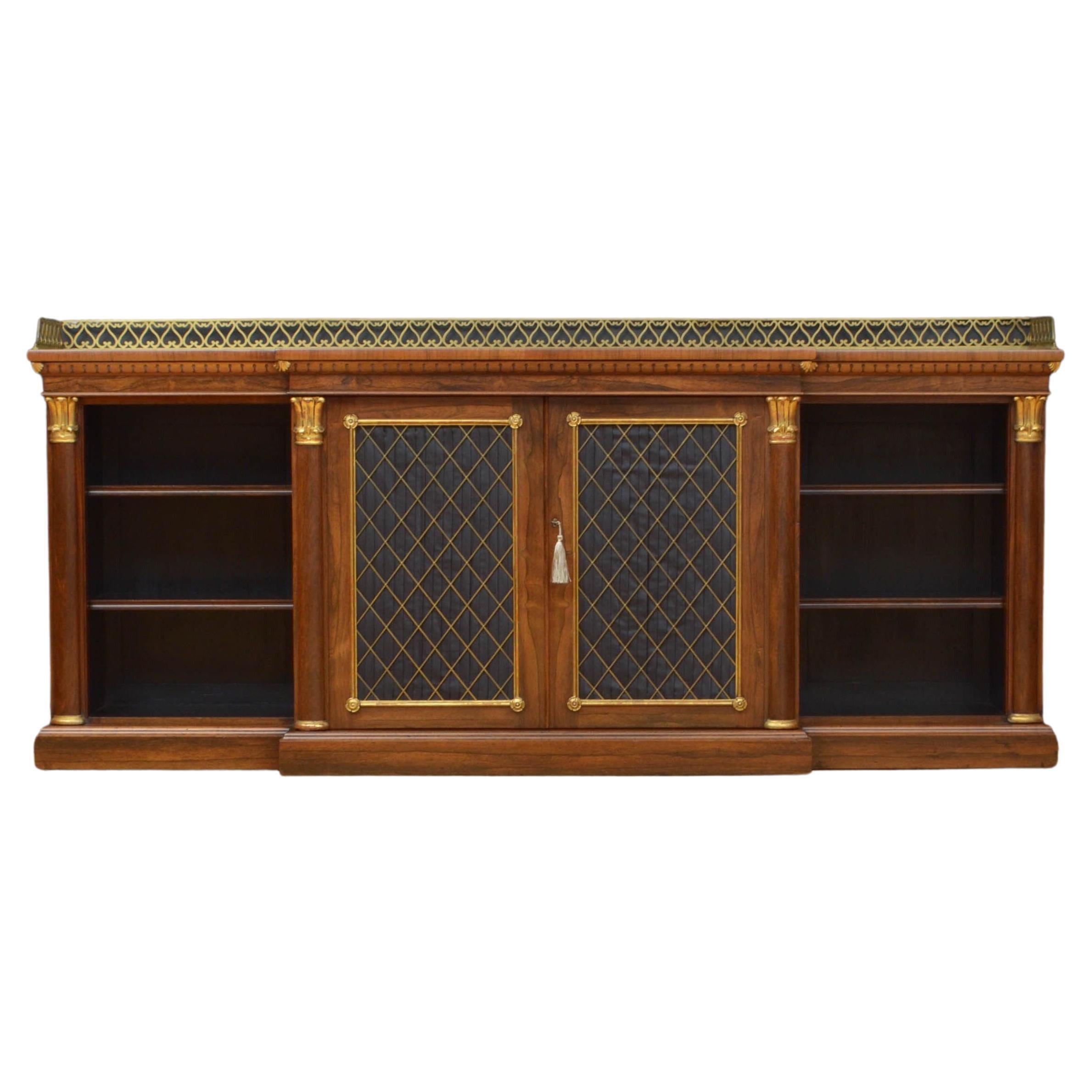 Superb Regency Bookcase or Sideboard