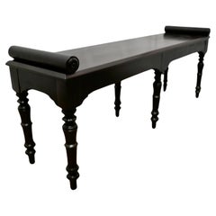Antique Superb Rosewood Willian IV Window Seat, Hall Bench