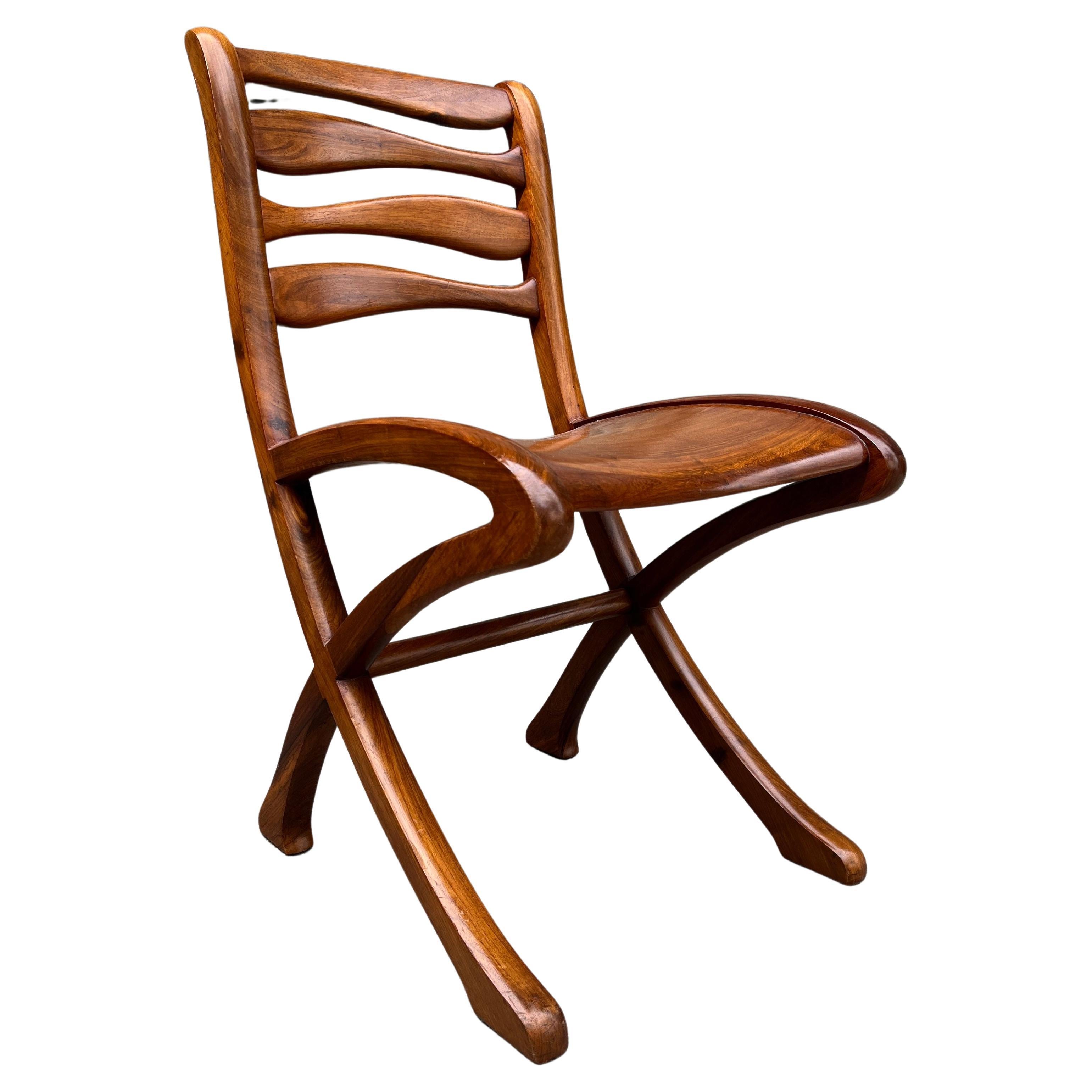 Teck Superbe ensemble de huit chaises de salle à manger Craft Modern en vente