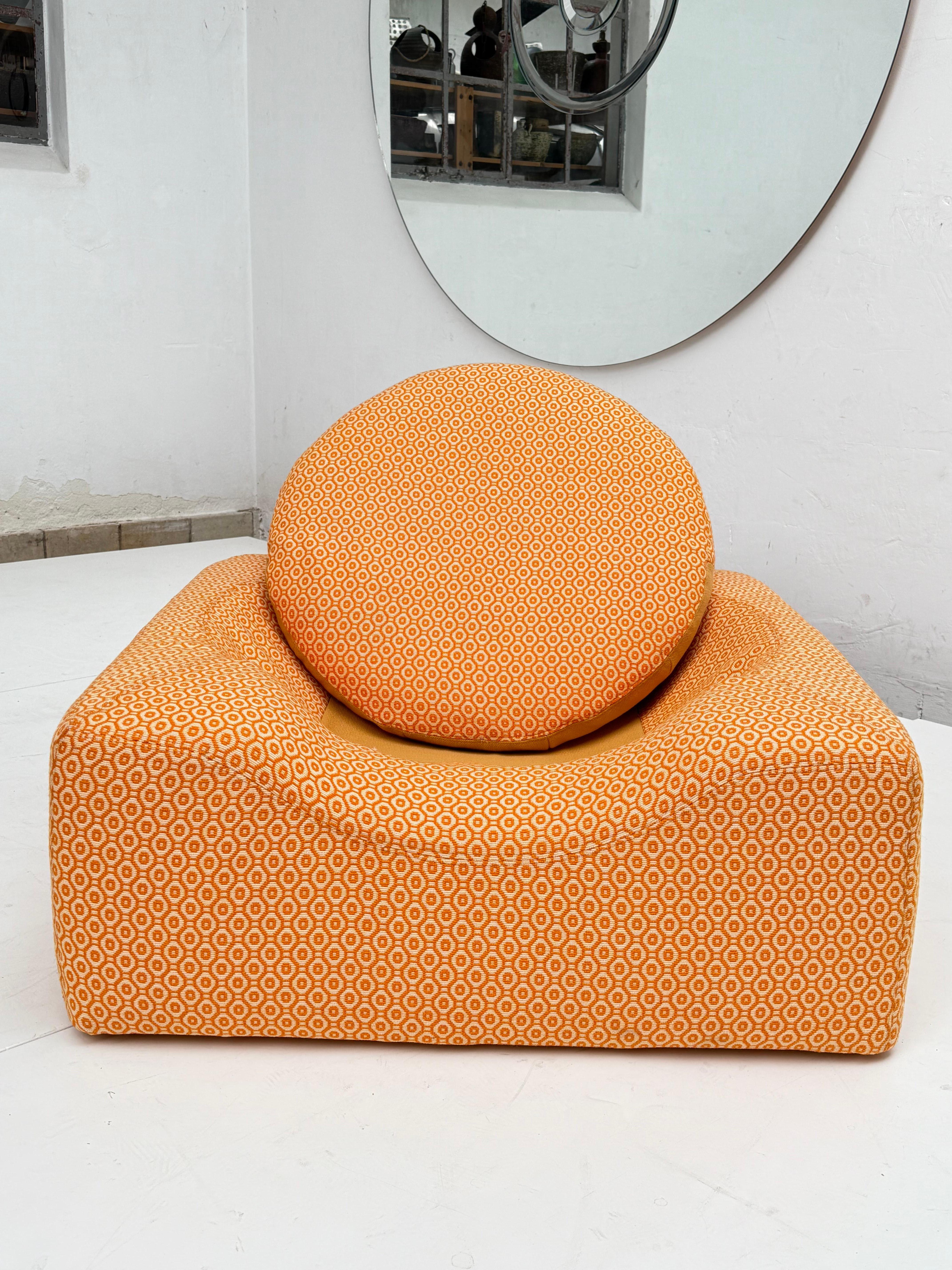 Superb Seventies Minimalist Space Age Lounge Chair Attrib. Klaus Uredat COR WDR For Sale 5