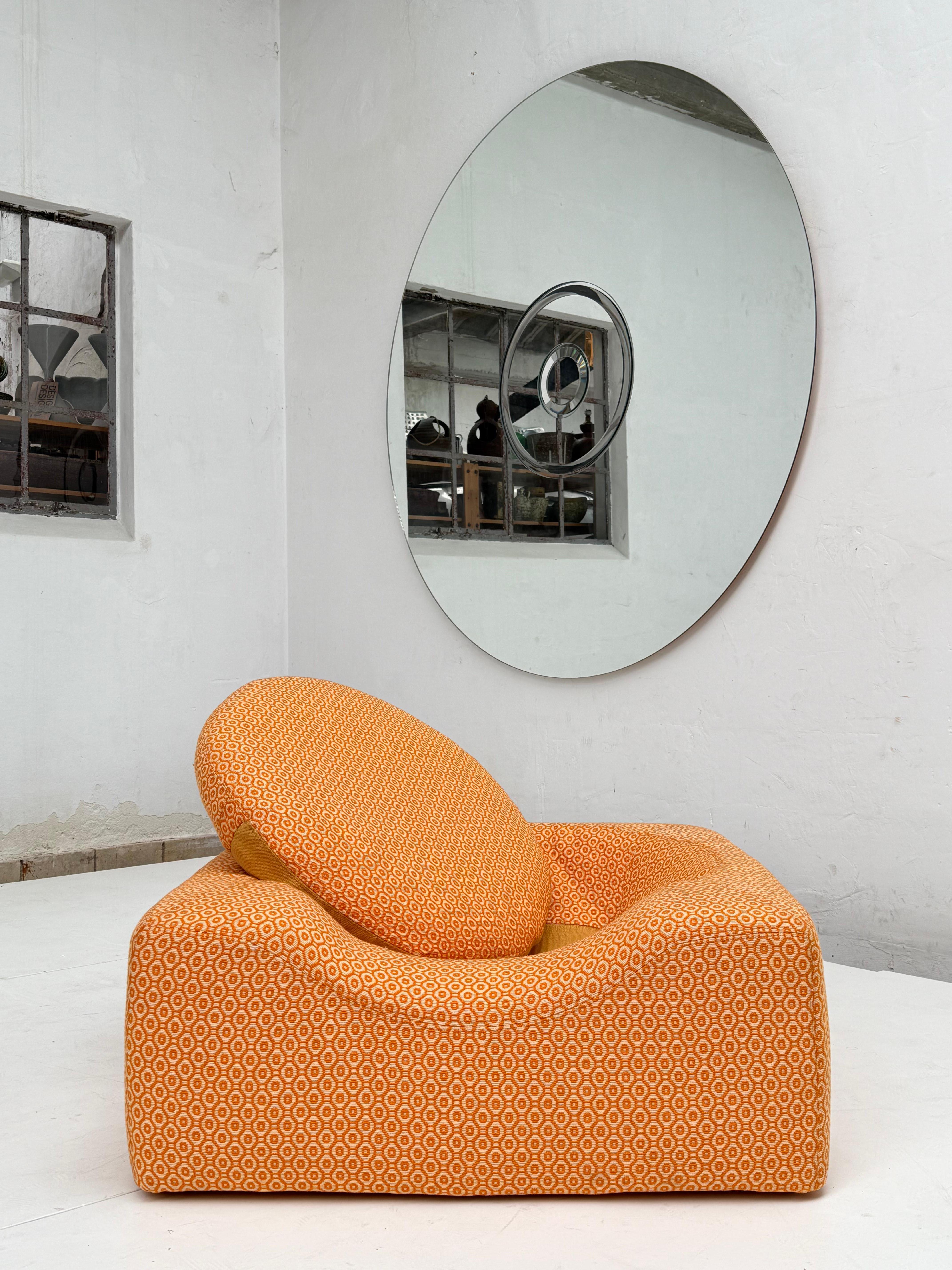 Superb Seventies Minimalist Space Age Lounge Chair Attrib. Klaus Uredat COR WDR For Sale 7