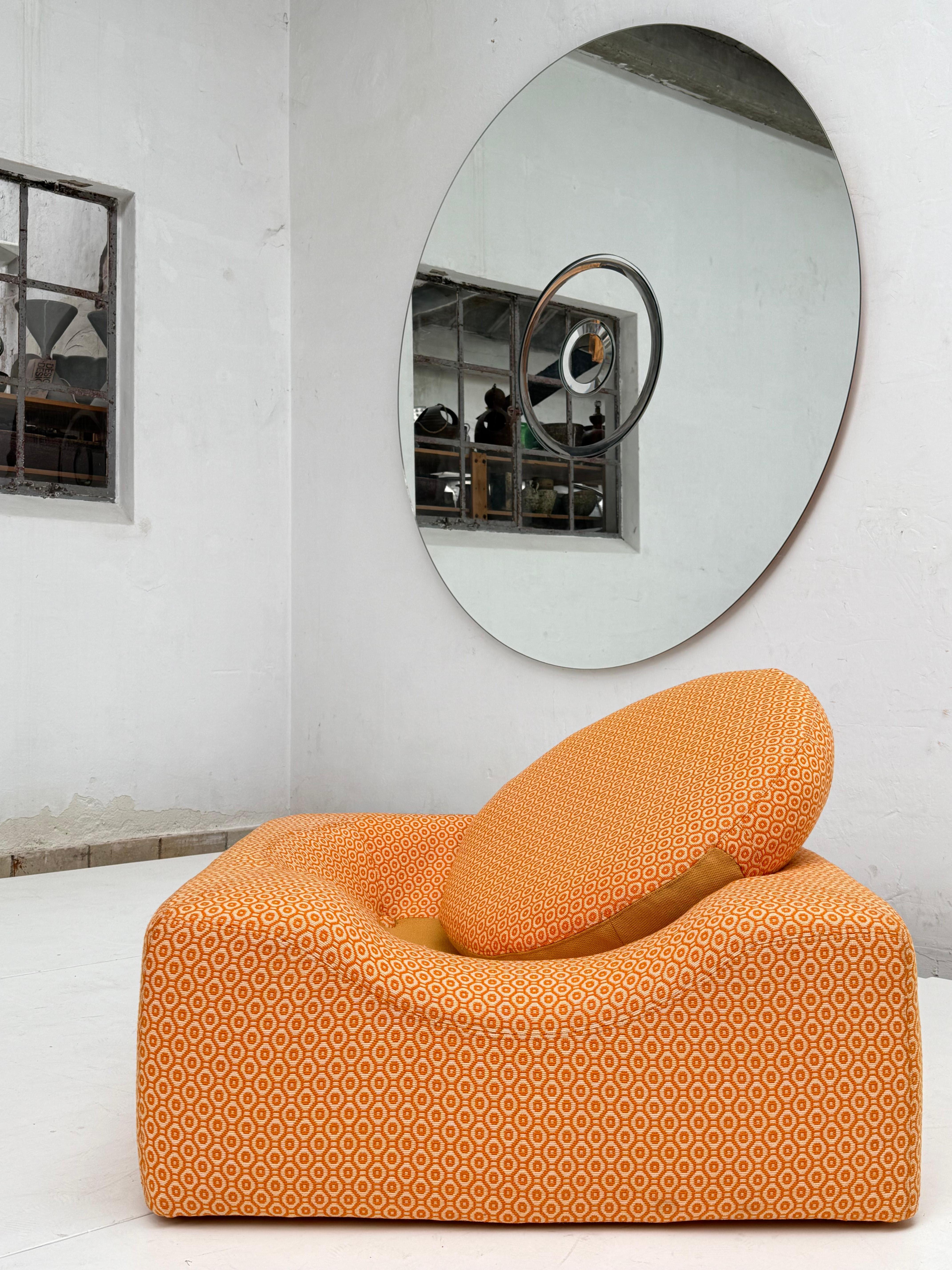 Superb Seventies Minimalist Space Age Lounge Chair Attrib. Klaus Uredat COR WDR For Sale 8