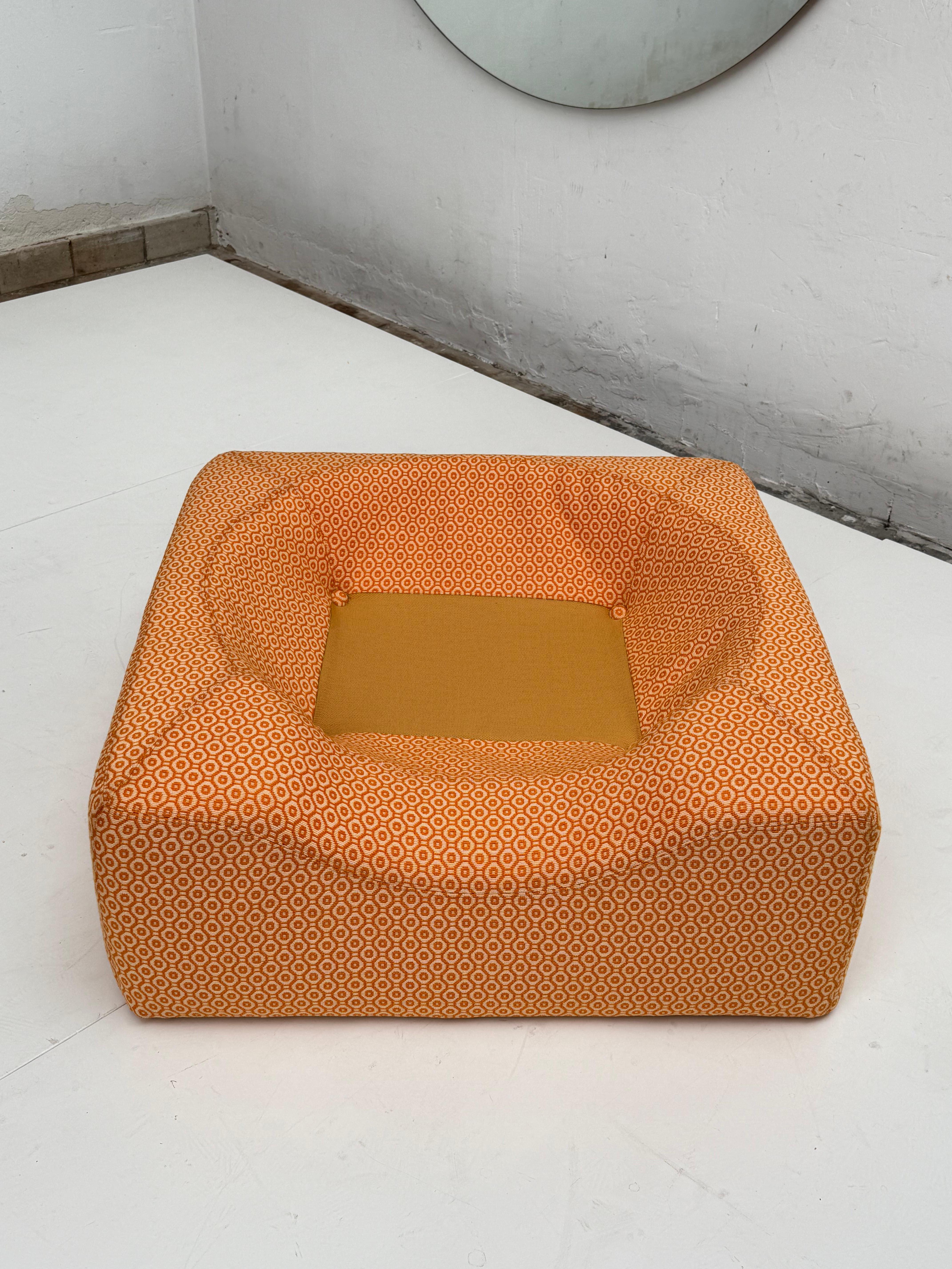 German Superb Seventies Minimalist Space Age Lounge Chair Attrib. Klaus Uredat COR WDR For Sale