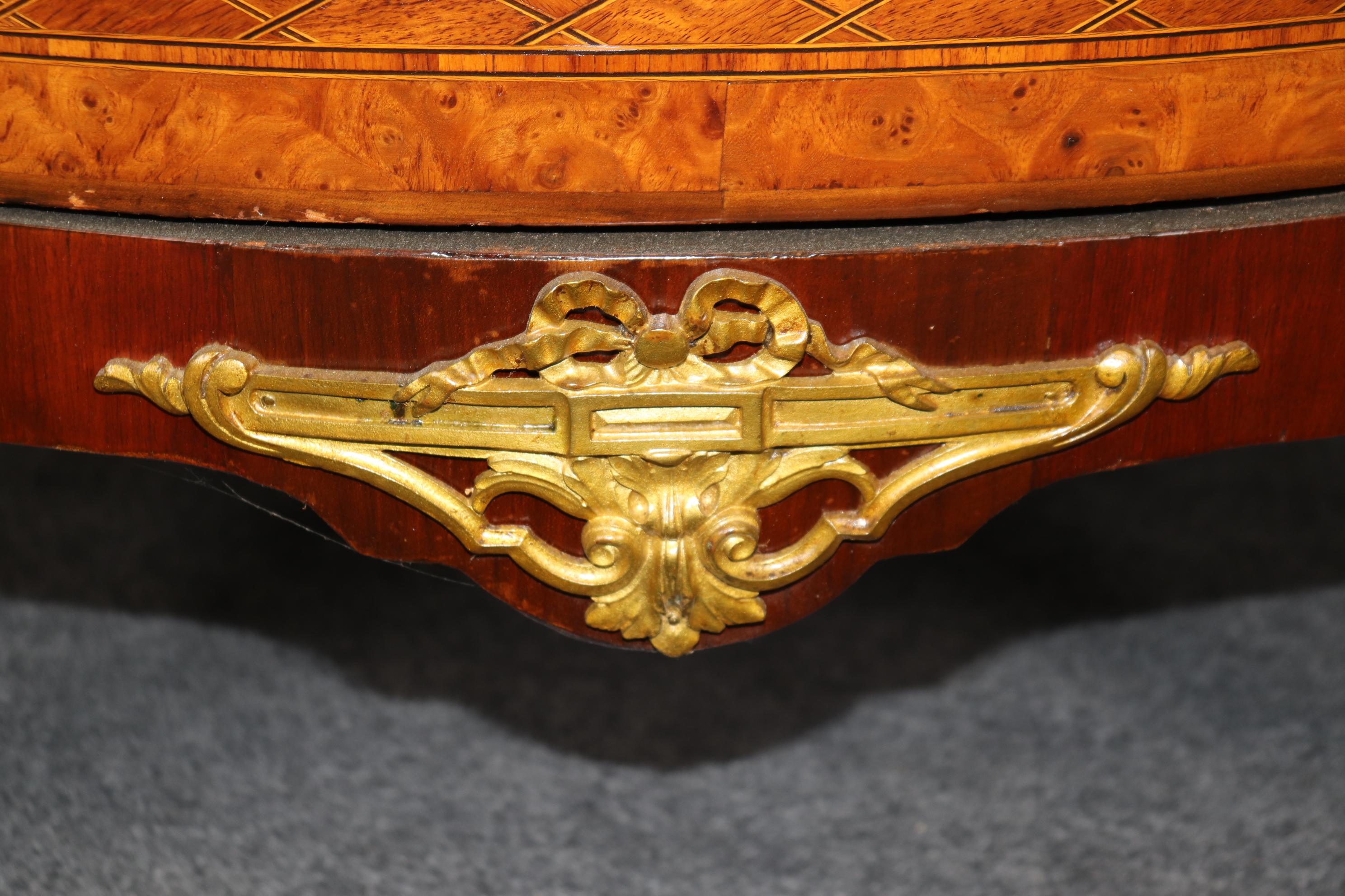 Louis XV Superbe plateau en marbre Breche D' Alep de style Louis VX du 19ème siècle signé