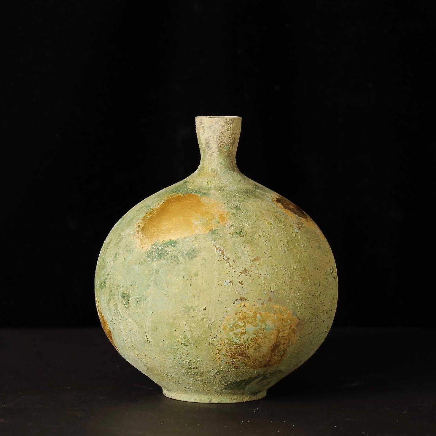 Bronzo Superbo vaso in bronzo giapponese firmato da Isao - Periodo Showa, XX secolo in vendita