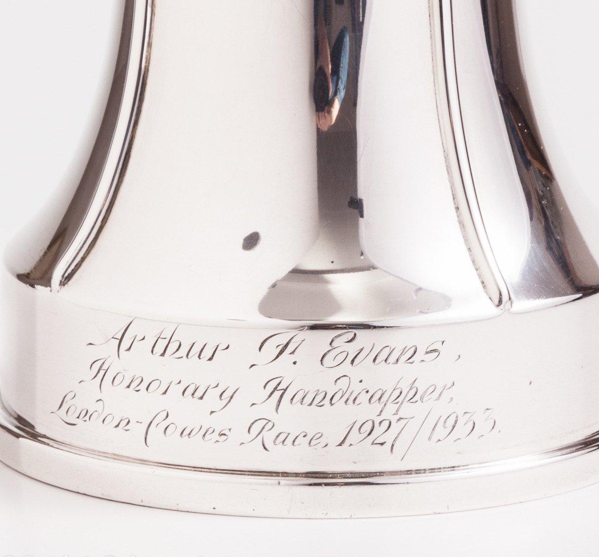 Mid-20th Century Nautical Theme Silver Tankard, London, 1933 For Sale