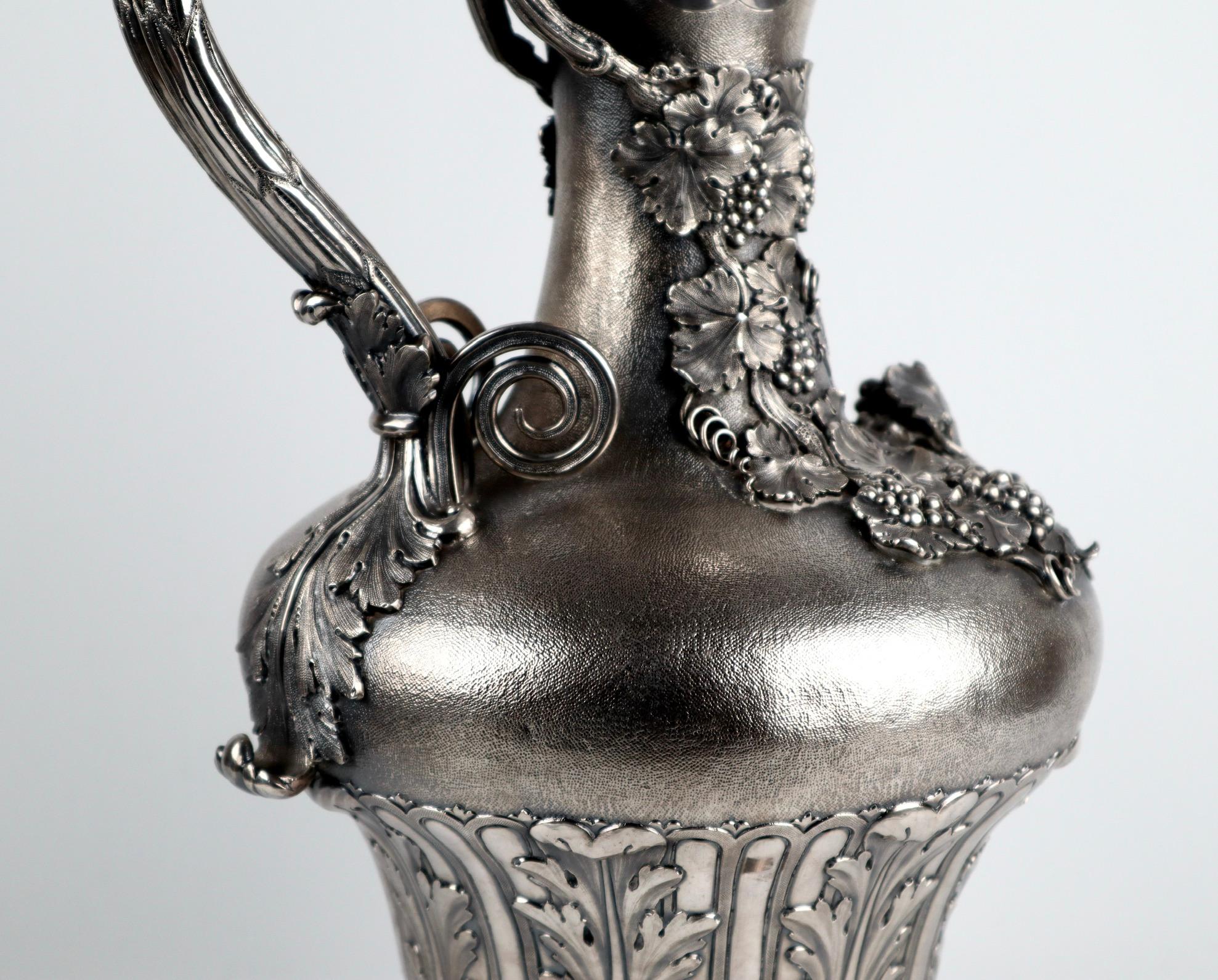 Superb Sterling Silver Early 19th Century Wine Jug London 1832 1