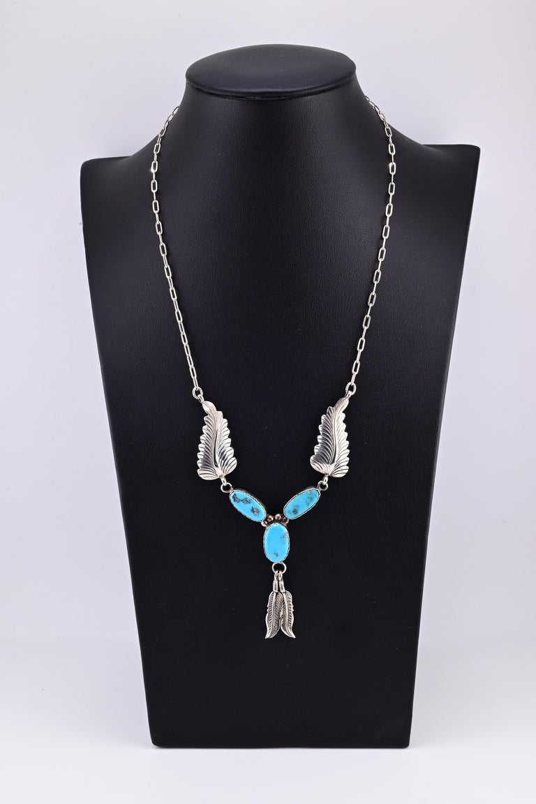 Feather Master Intricate Detailed Native American Navajo Sterling Silver Feather Necklace Feather Master Intricate Detailed Native American Navajo Sterling Silver Feather Necklace