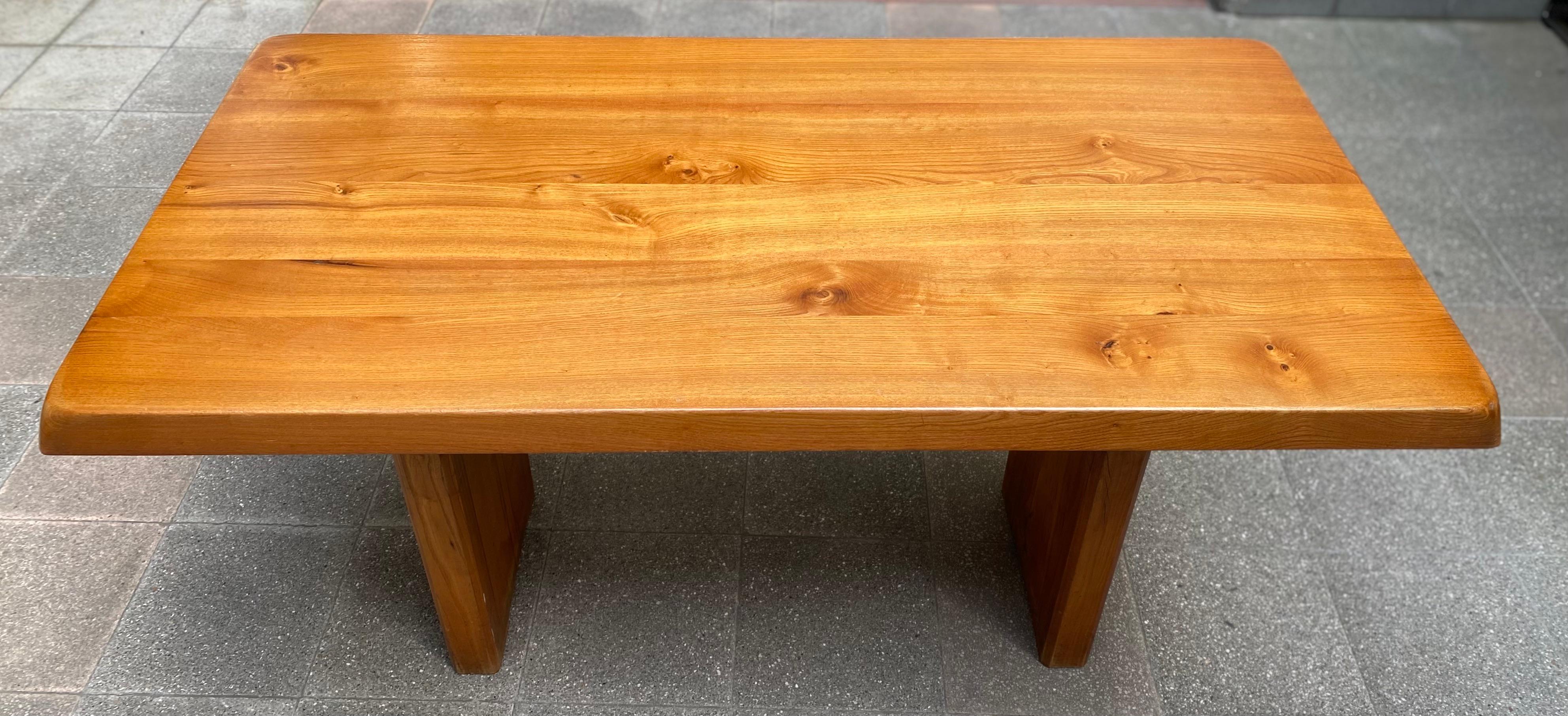 Superbe table T14 de Pierre Chapo, datant d'environ 1960 en vente 4