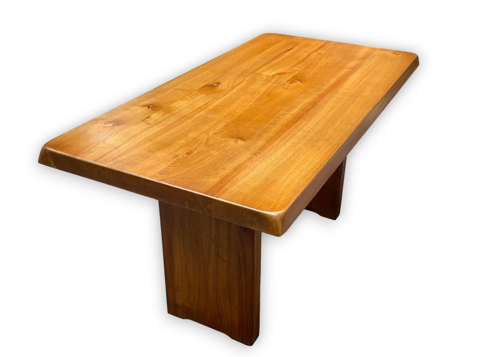 Superbe table T14 de Pierre Chapo, datant d'environ 1960 en vente 5