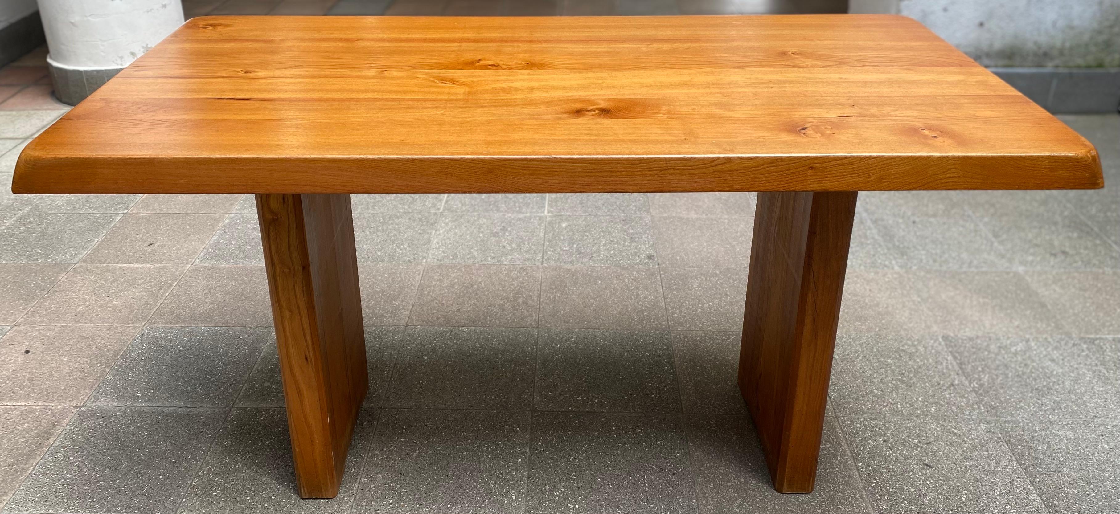 French Superb Table T14 by Pierre Chapo, circa 1960 For Sale