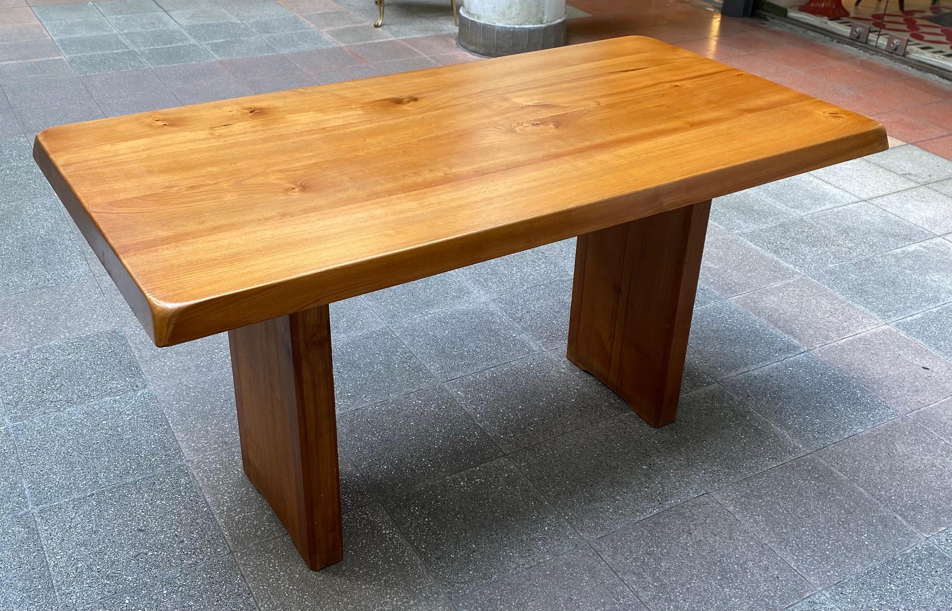 Superb Table T14 by Pierre Chapo, circa 1960 In Good Condition For Sale In Saint ouen, FR