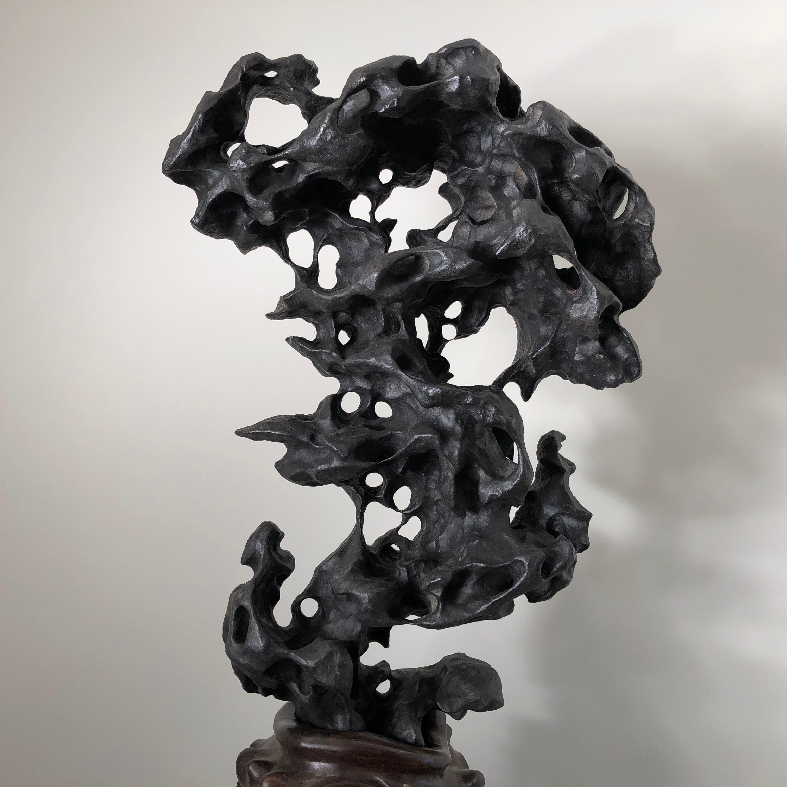 Chinese Superb Tall Old Black 