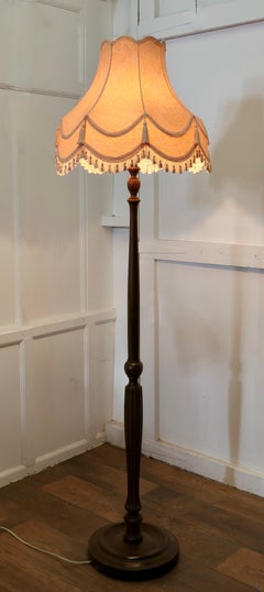 Superb Turned and Fluted Standard or Floor Lamp