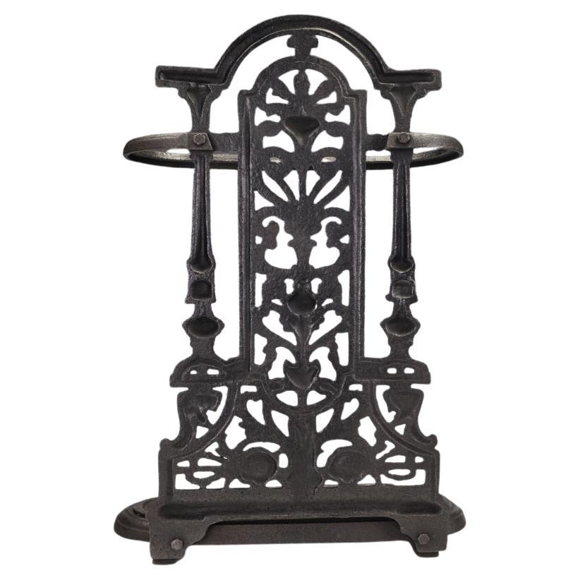 Superb Victorian Cast Iron Stick Stand/Umbrella Stand with Neo-Classical Detail
