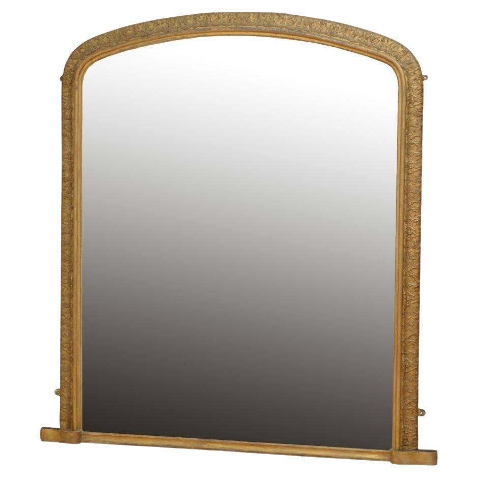 Superb Victorian Giltwood Wall Mirror For Sale