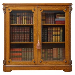 Superb Victorian Oak Bookcase