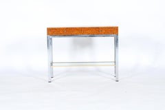 Superb Vintage Console Table in Burr Elm Attributed To Maison Jansen Of Paris