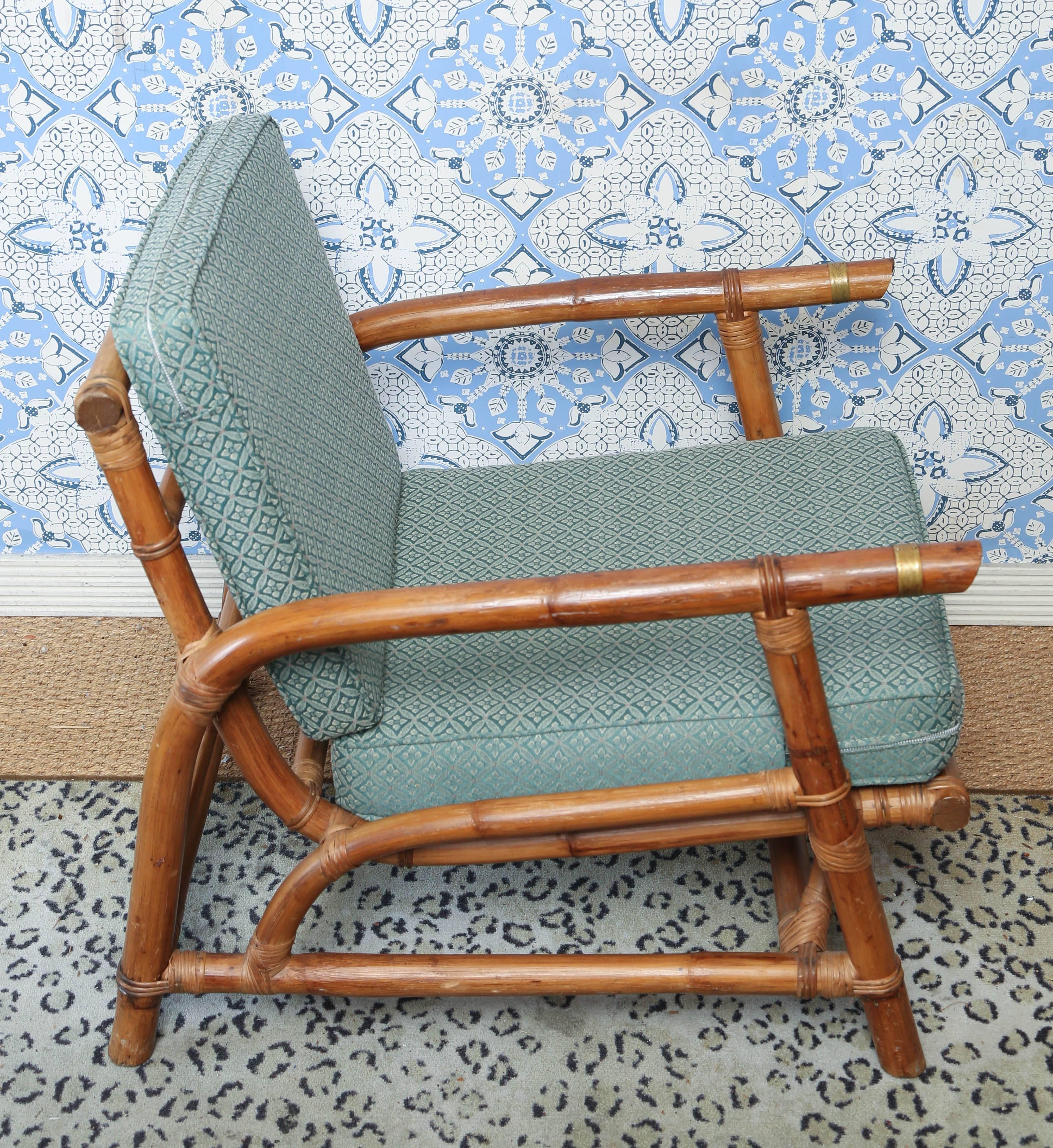 20th Century Superb Vintage Four-Piece Bamboo and Rattan Seating Arrangement