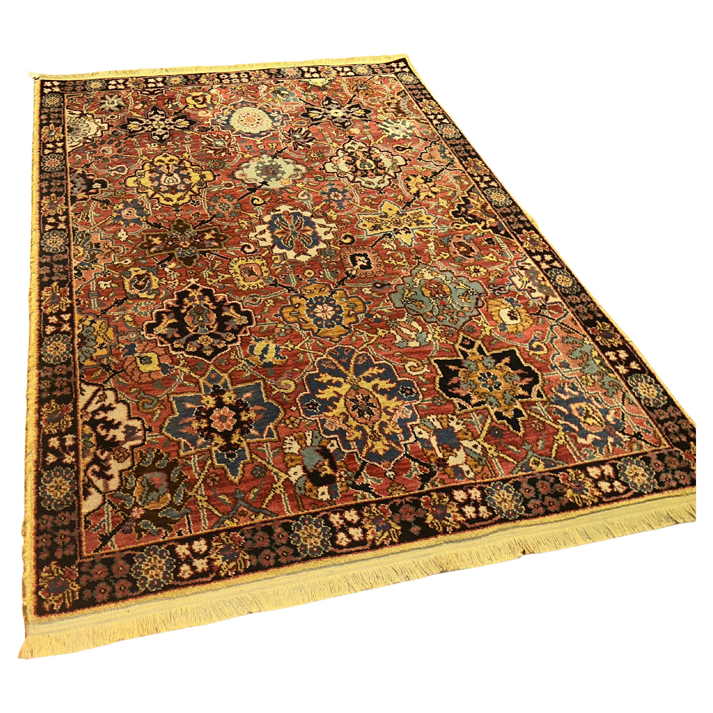 SUPERB Alfombra Karastan Vintage - Diseño Williamsburg -Shampooed 51" x 69" RR5237